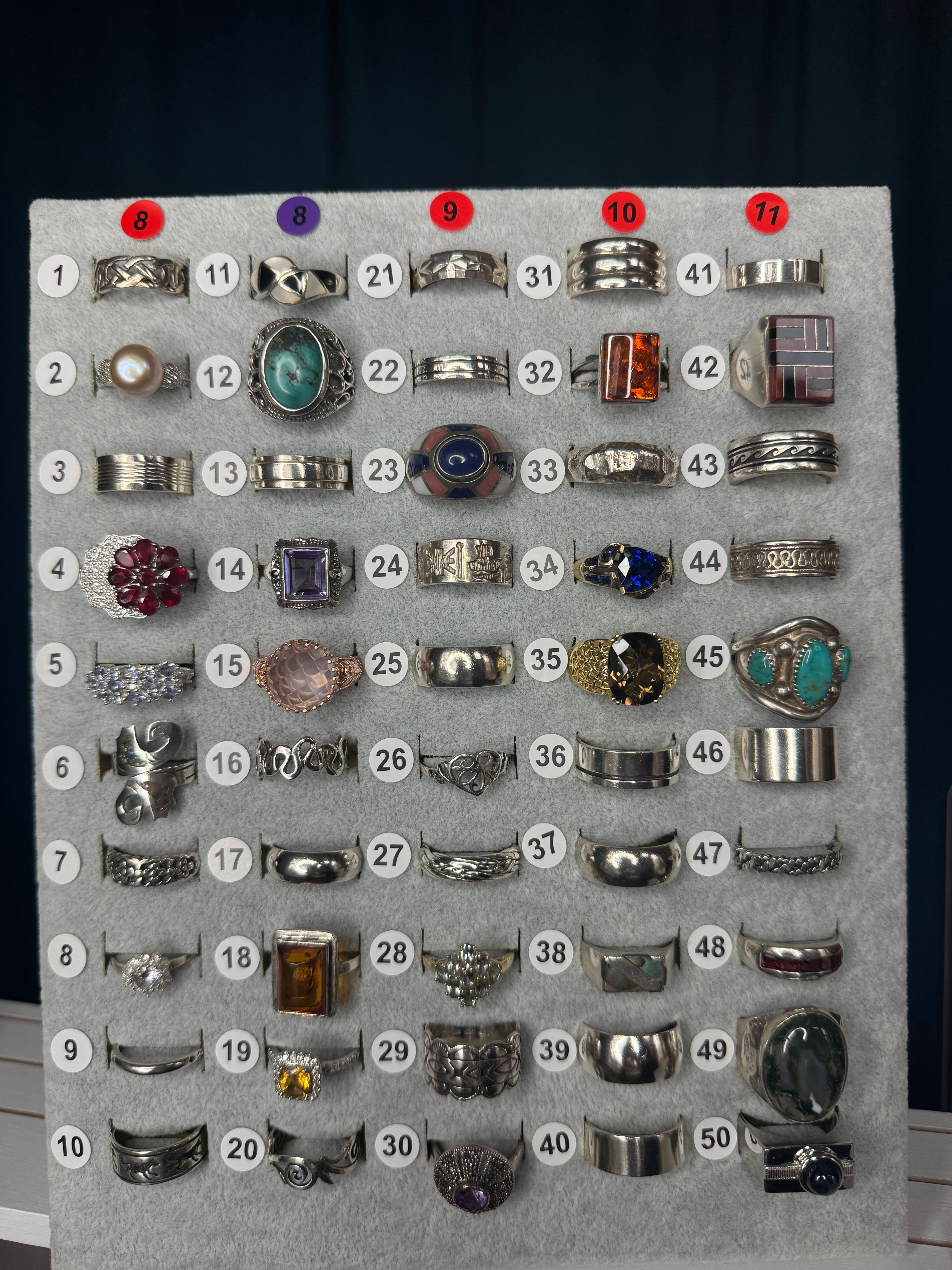 Ring Board E - Sizes 8-11