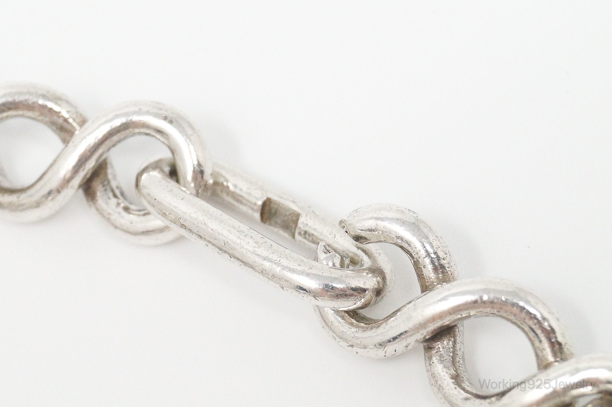 Vintage Sterling Silver Chain Link Bracelet