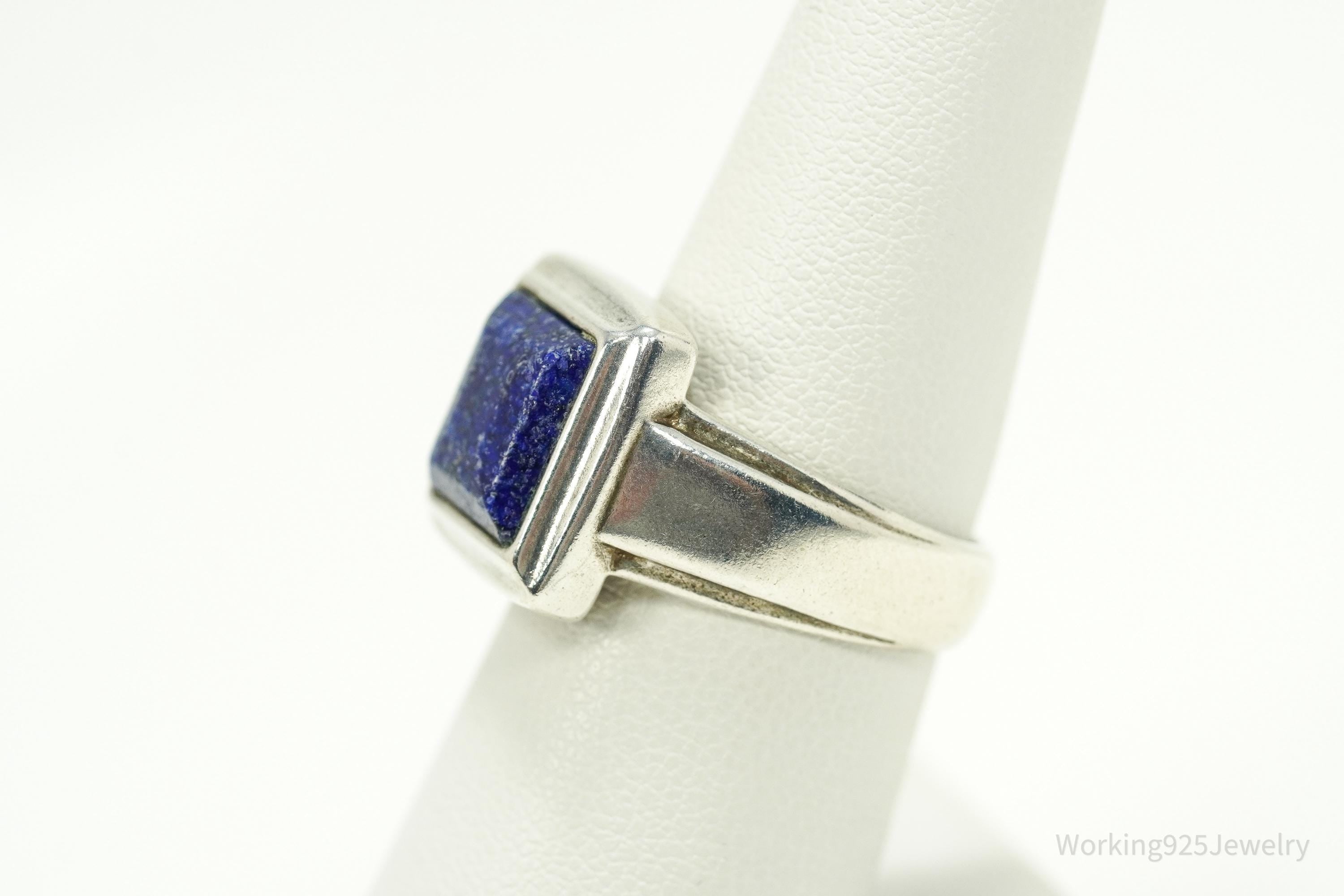 VTG Designer CCO Lapis Lazuli Sterling Silver Ring - SZ 7