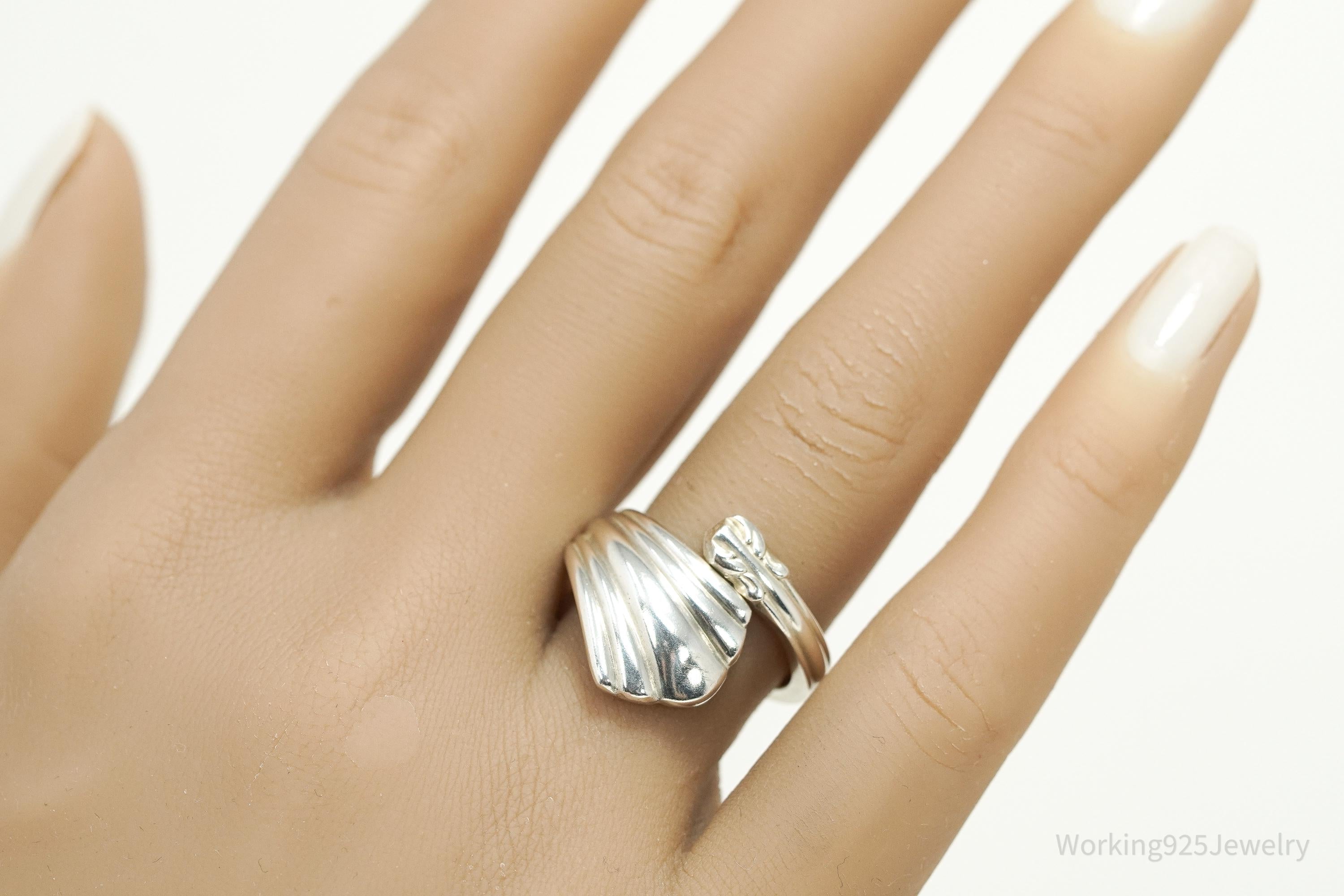 Antique Reed & Barton Sterling Silver Spoon Ring Size 7