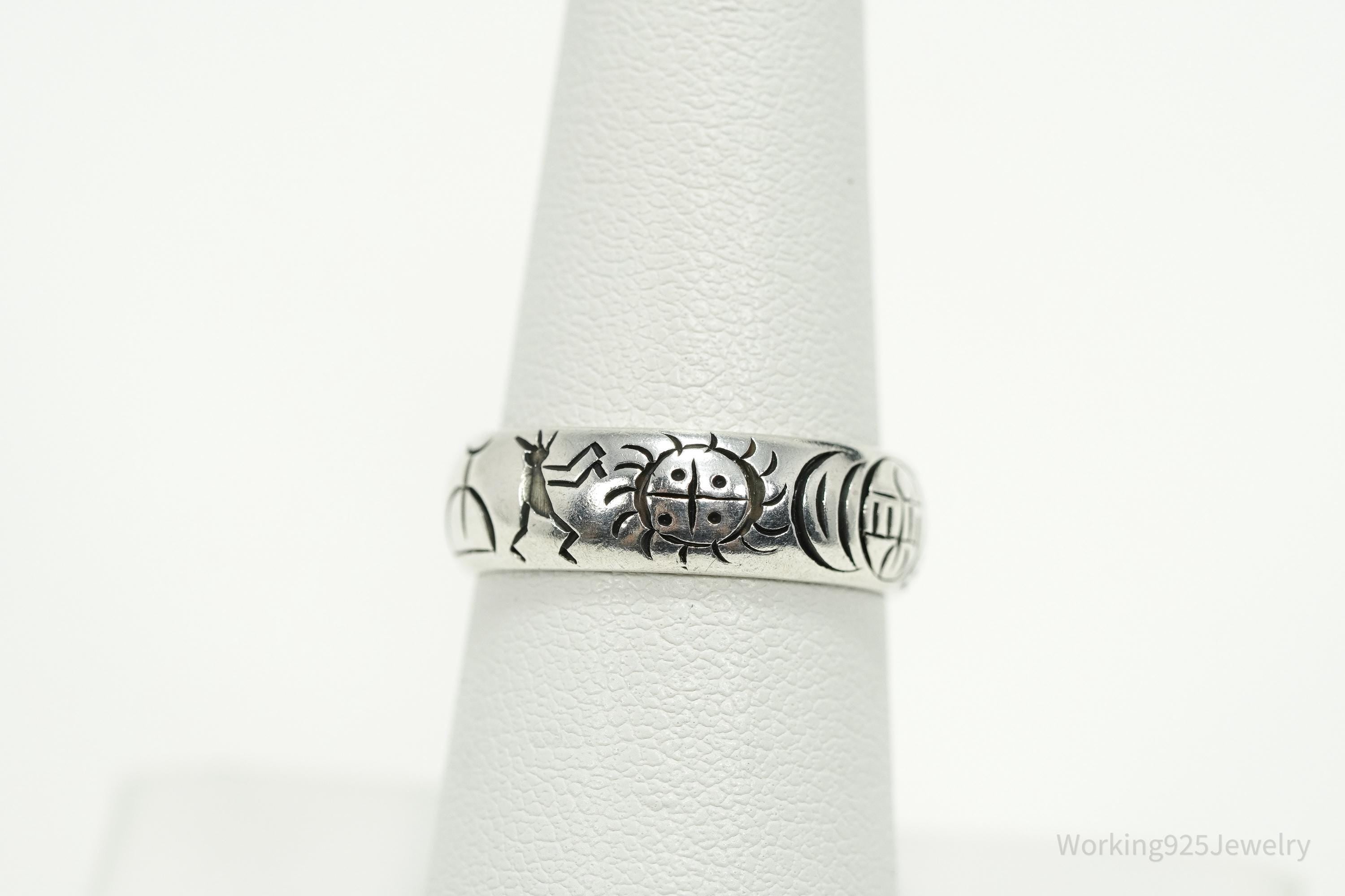 Vintage Berber Sterling Silver Ring Size 7.25