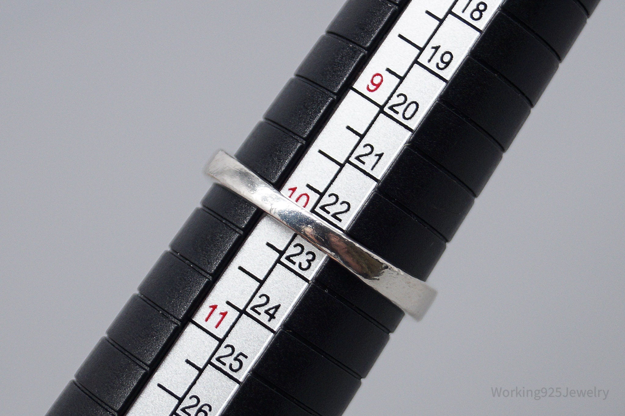 Vintage Diamonique DQCZ Sterling Silver Ring - Size 10