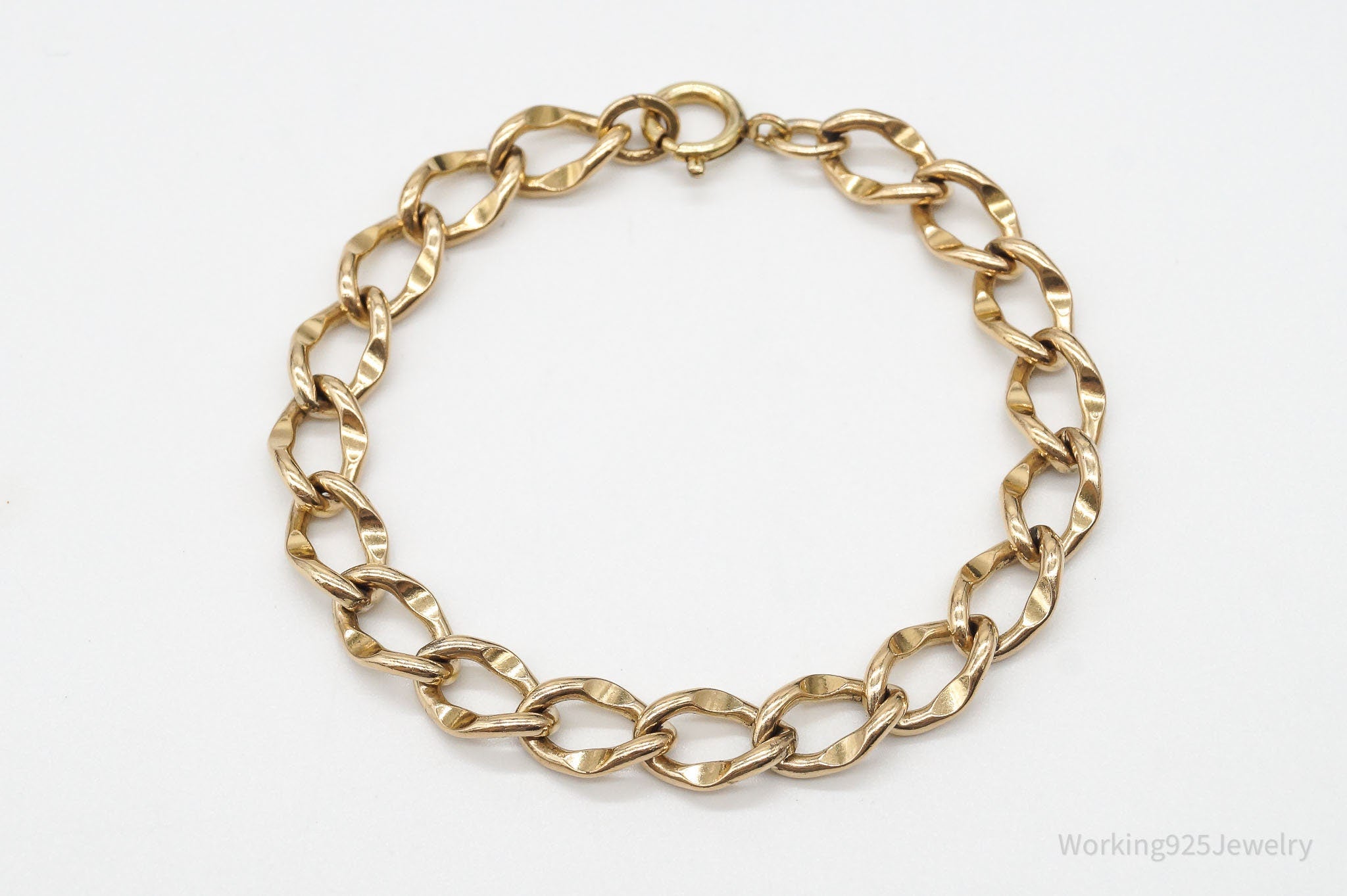 Vintage 1/20 12K Gold Filled Chain Bracelet