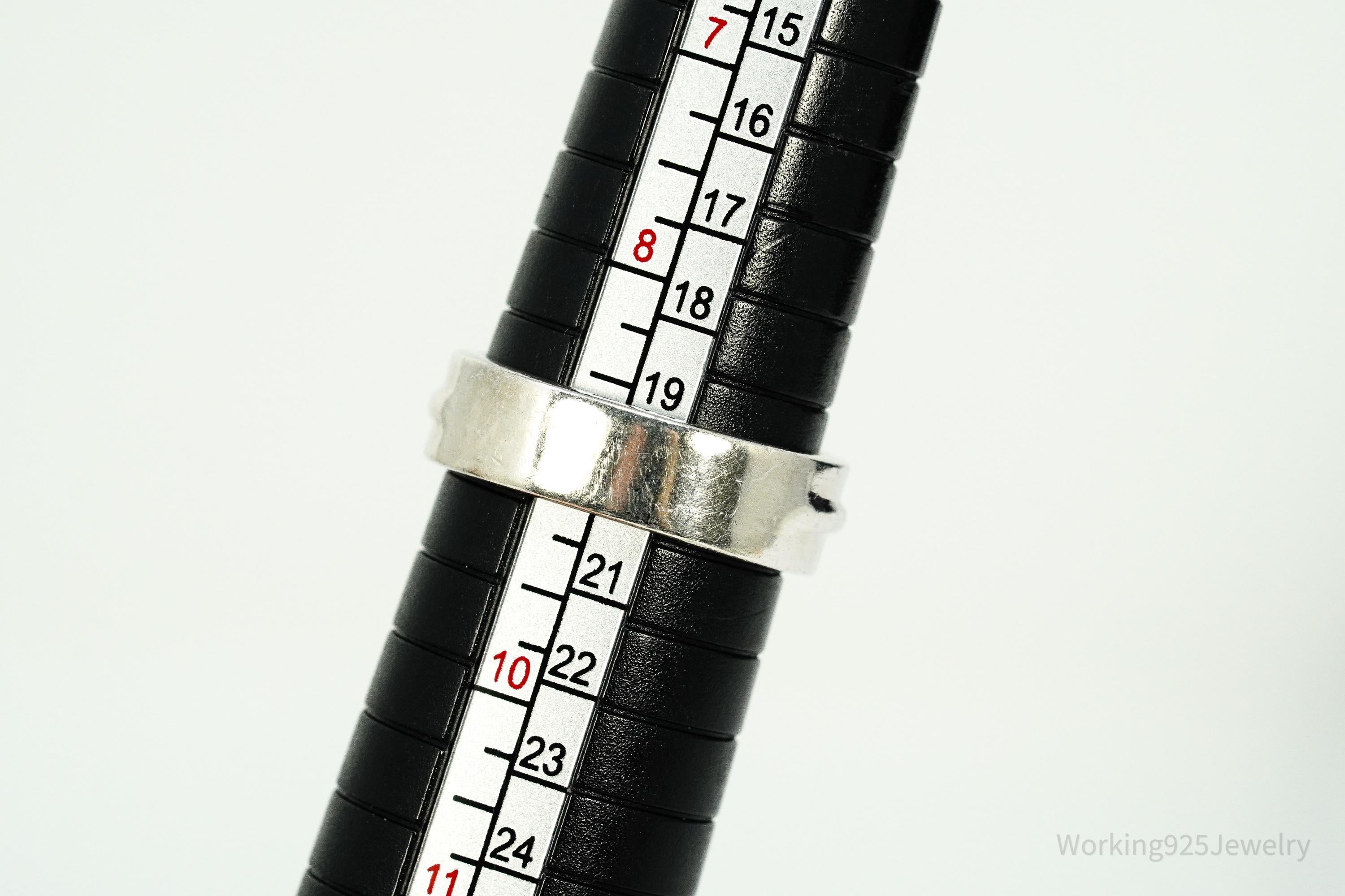 Vintage Amethyst Sterling Silver Ring - Size 9