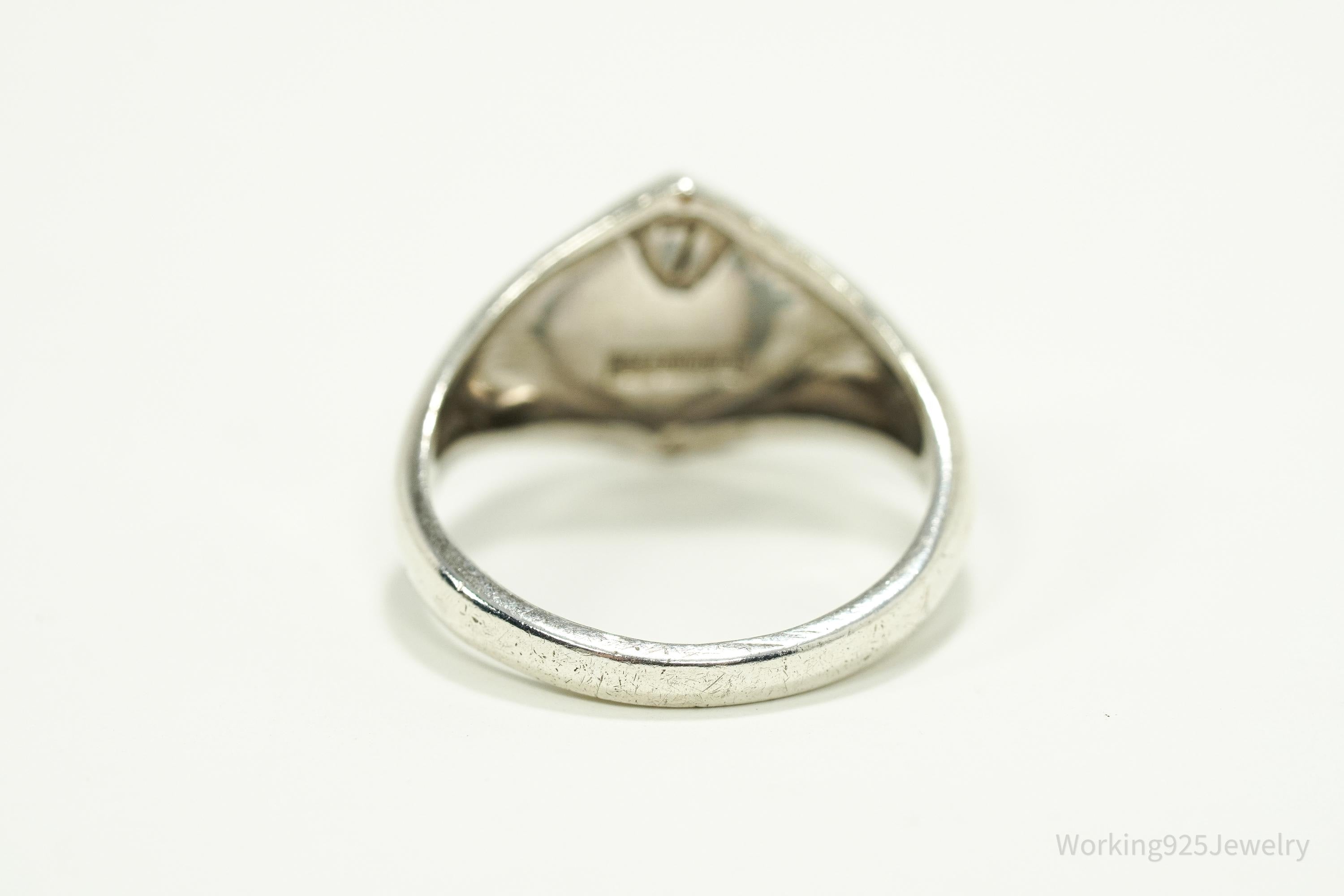 Vintage 1960s Cub Scout Sterling Silver Ring - Size 6.75