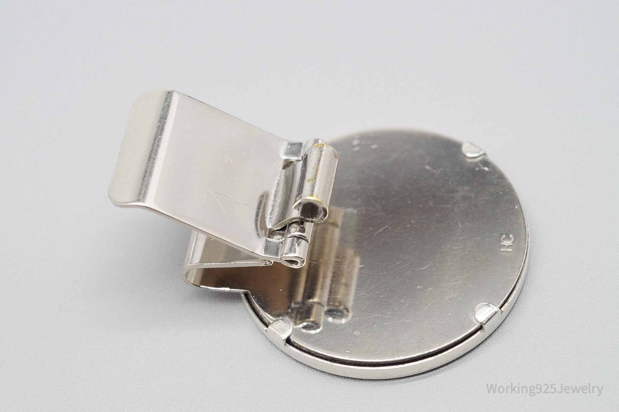 Vintage 1928 Peace Silver Dollar Coin Silver Money Clip