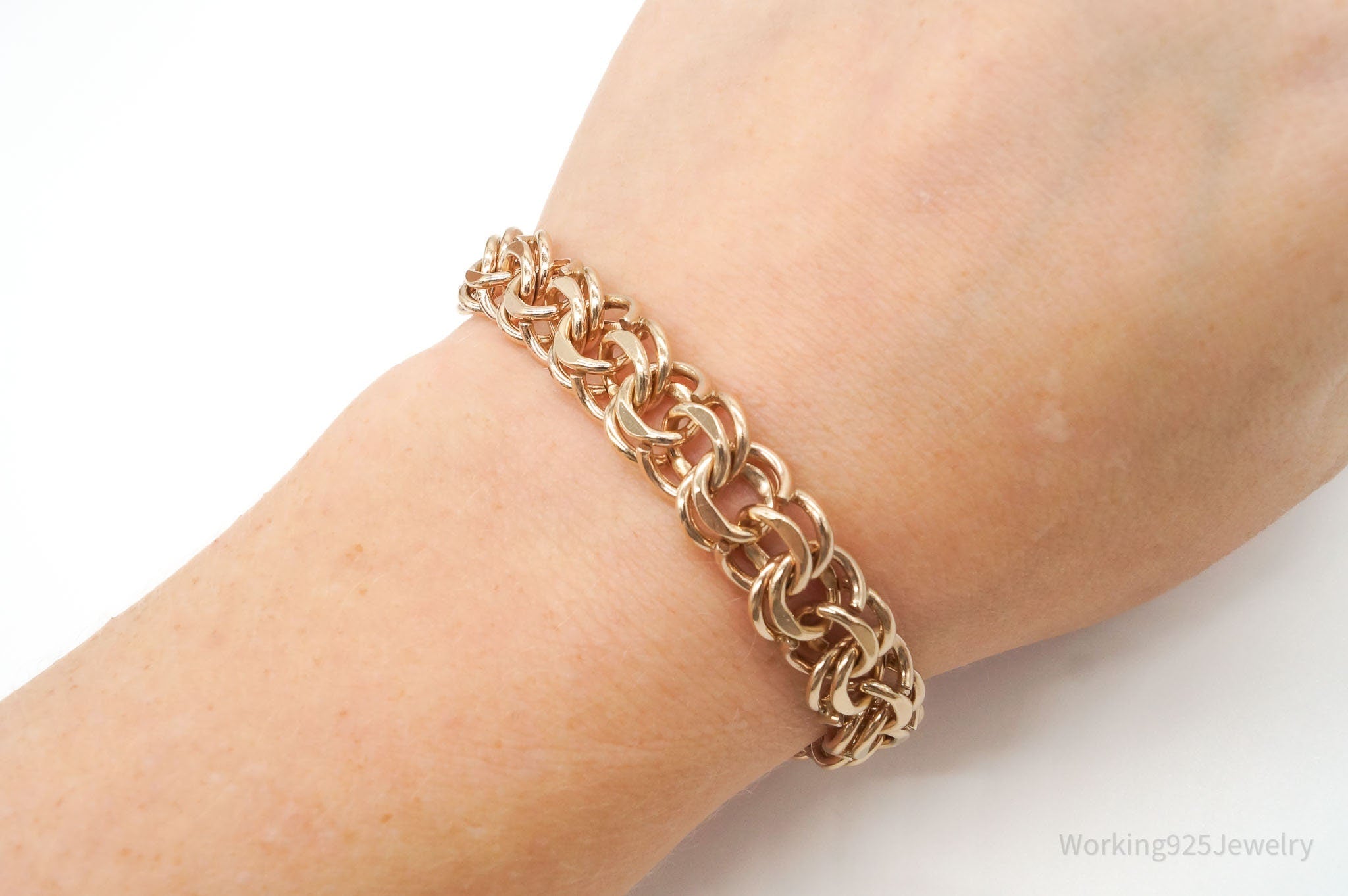 Vintage 1950s 1/20 12K Gold Filled Chain Bracelet