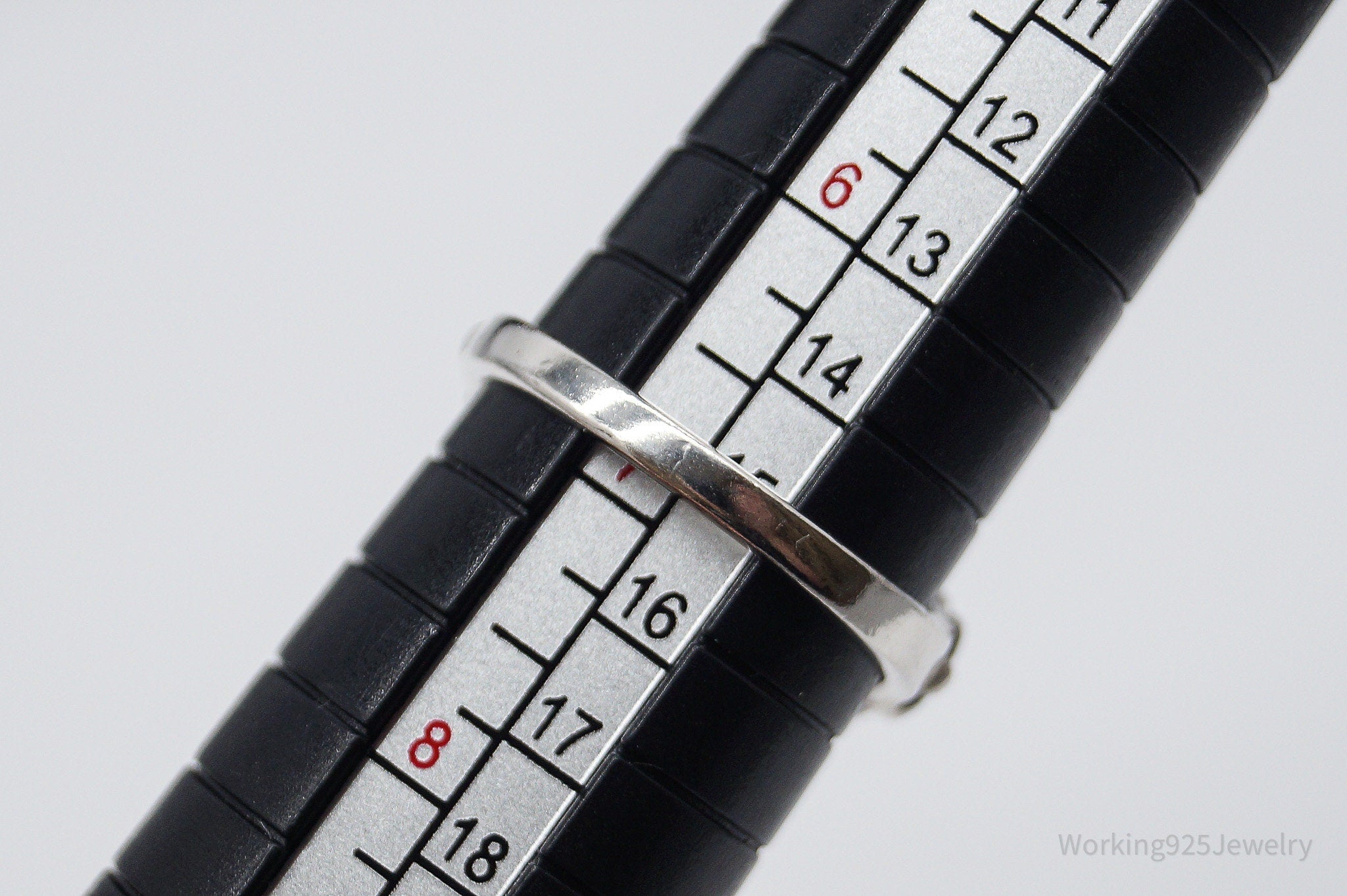 Vintage Lapis Lazuli Sterling Silver Ring - Size 6.75