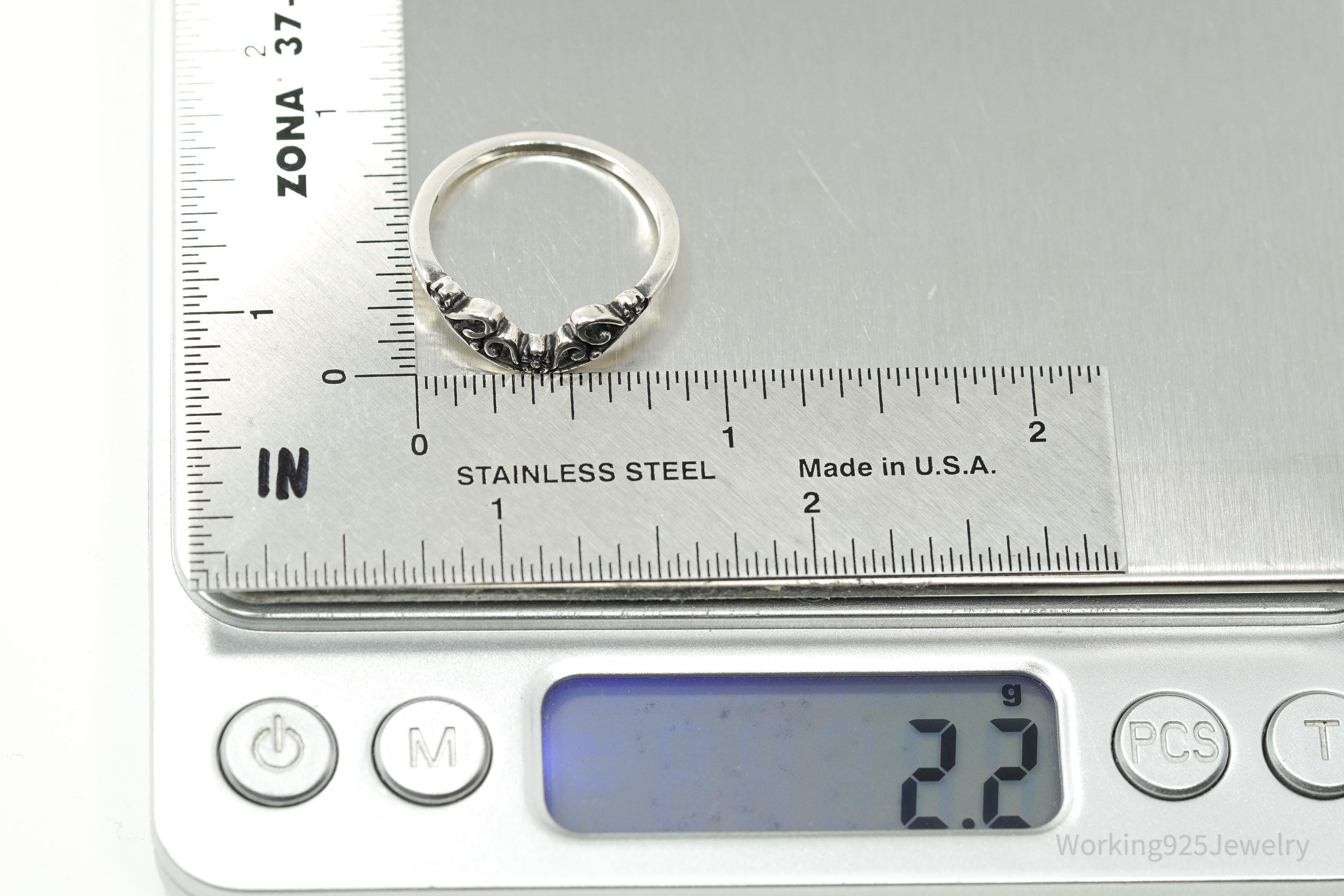 Vintage Native Designer Carolyn Pollack Relios Sterling Silver Ring Size 9