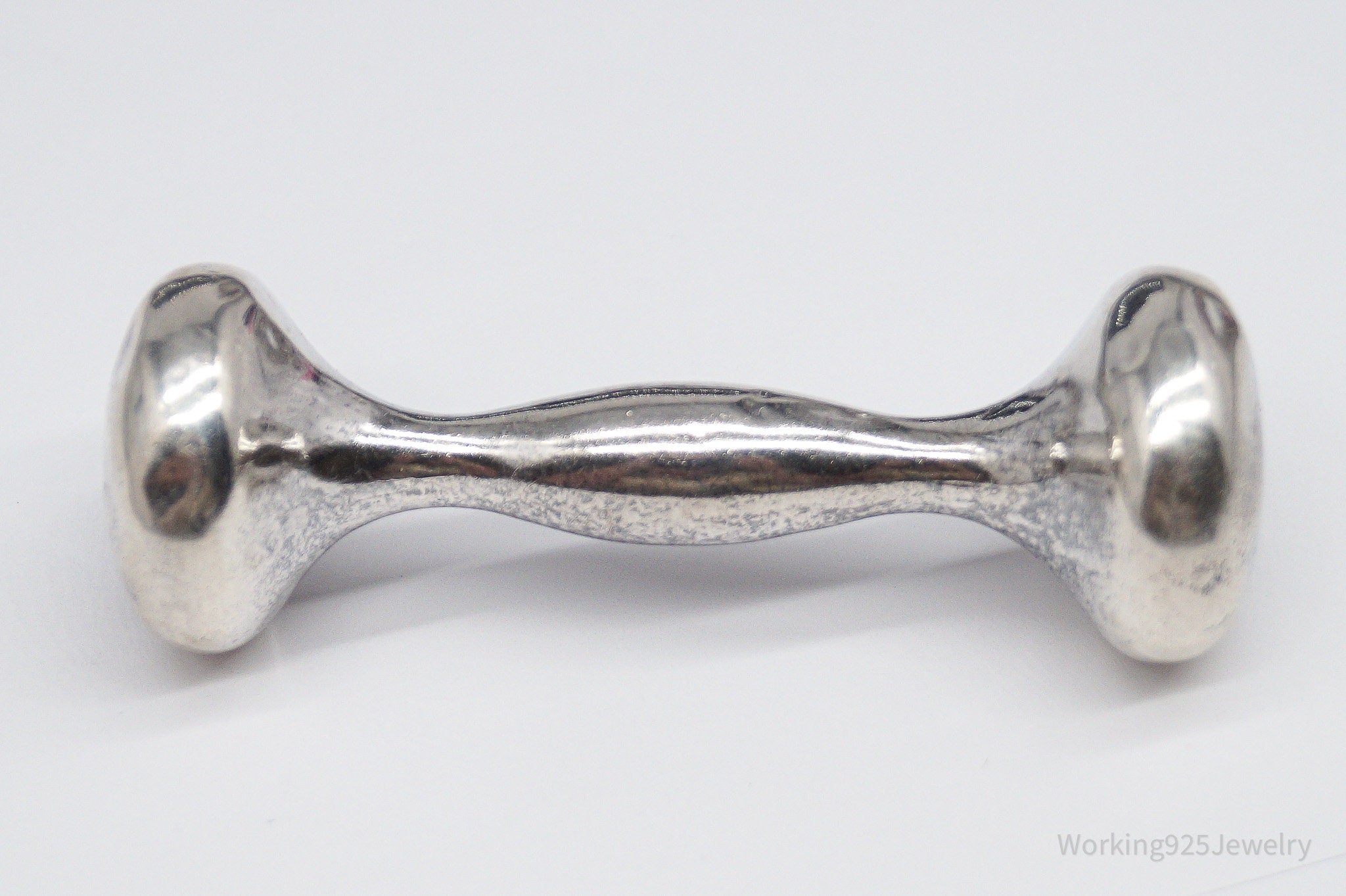 Antique Designer Lullaby Dated 1900 Large Sterling Silver Baby Rattle