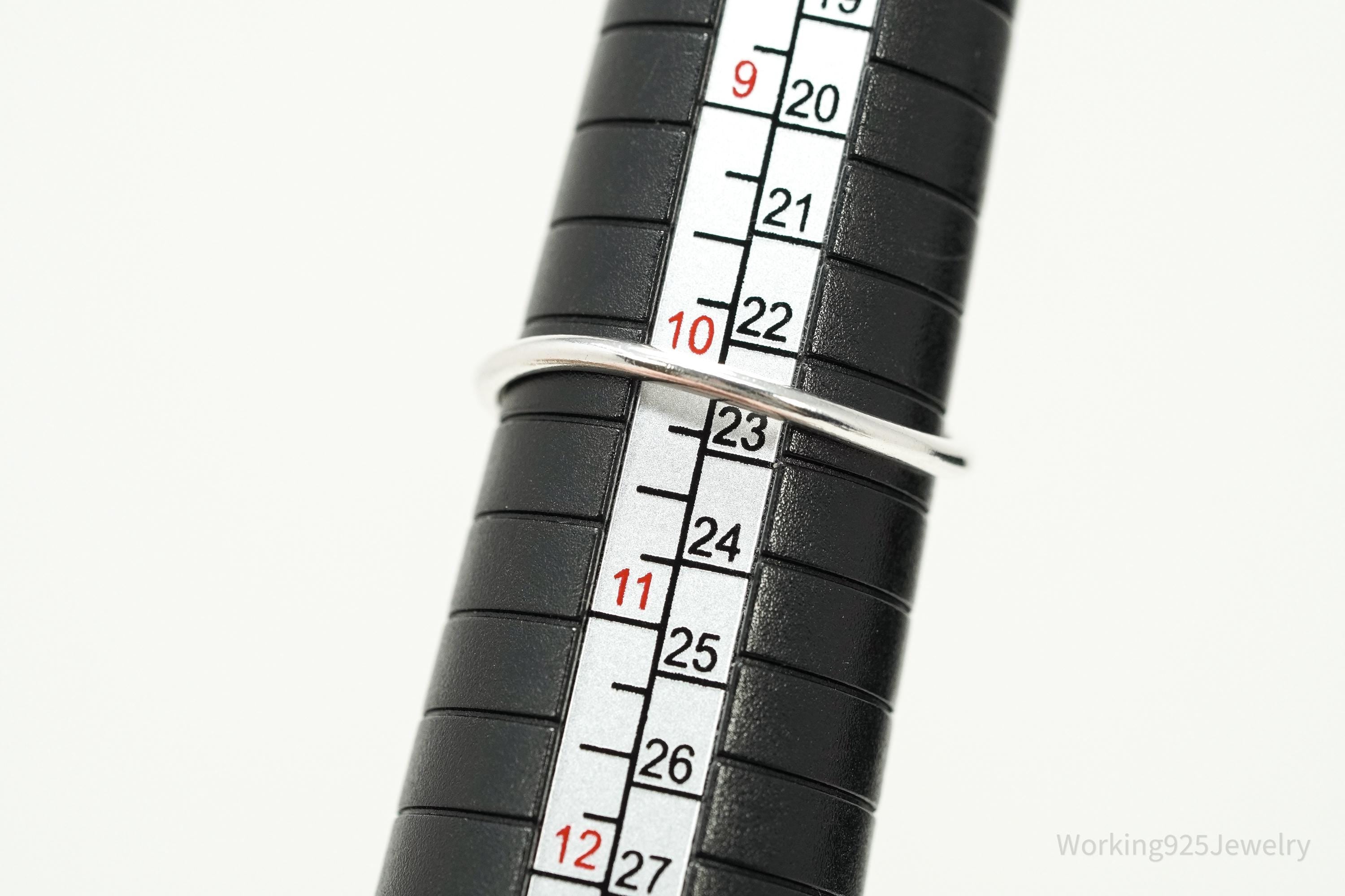 Vintage NVC Wrapping Roses Sterling Silver Ring - Size 10