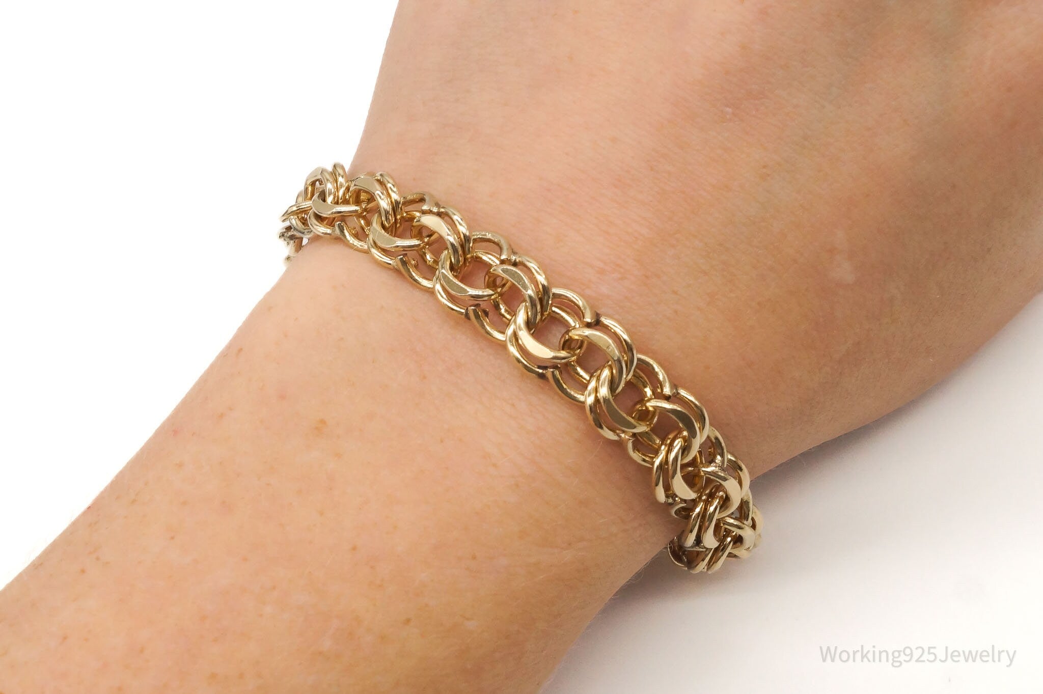 Vintage 1950s 1/20 12K Gold Filled Chain Bracelet