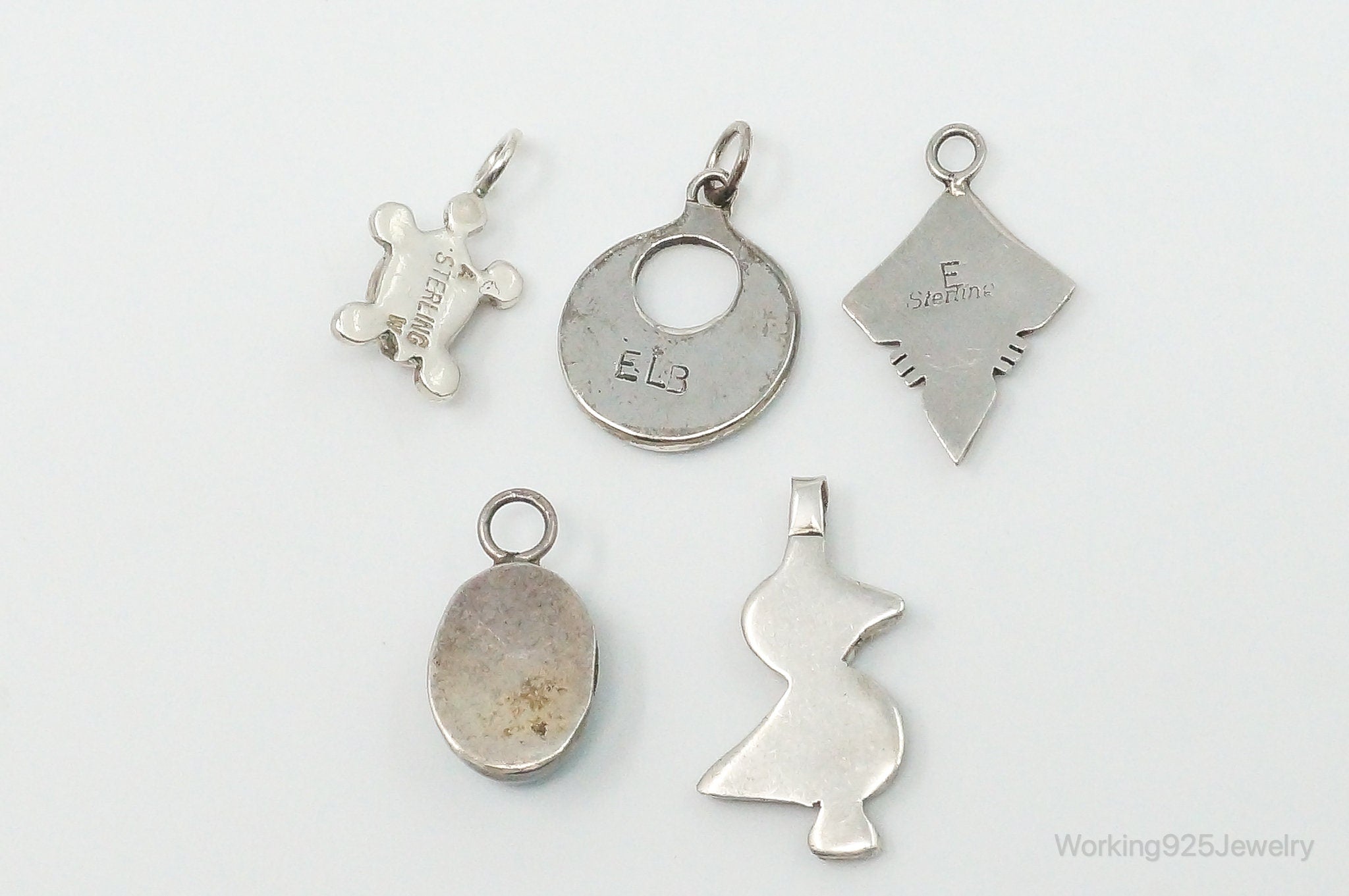 Vintage Native American Sterling Silver Charms