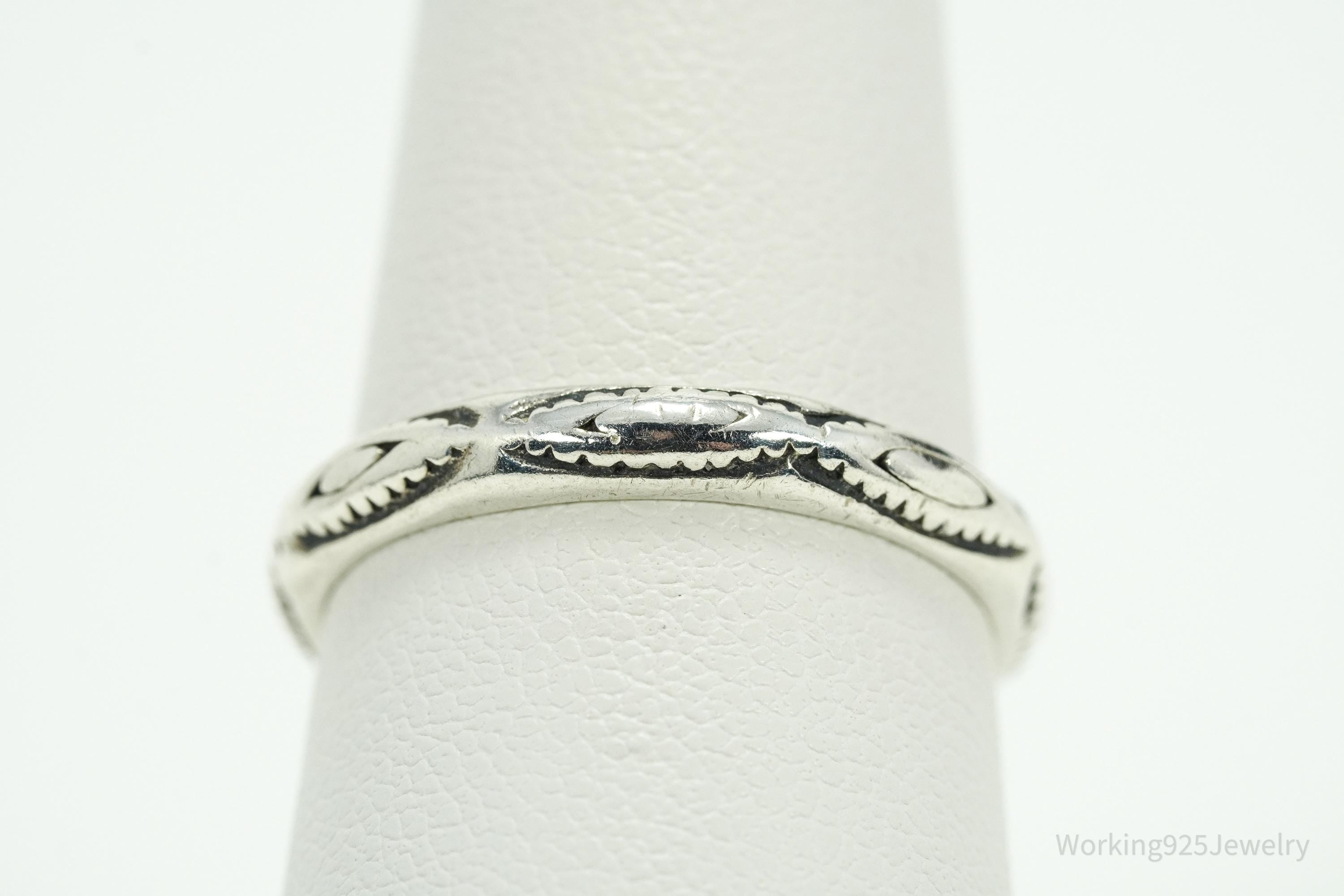 Vintage Designer Silpada Sterling Silver Stacker Ring - Size 8