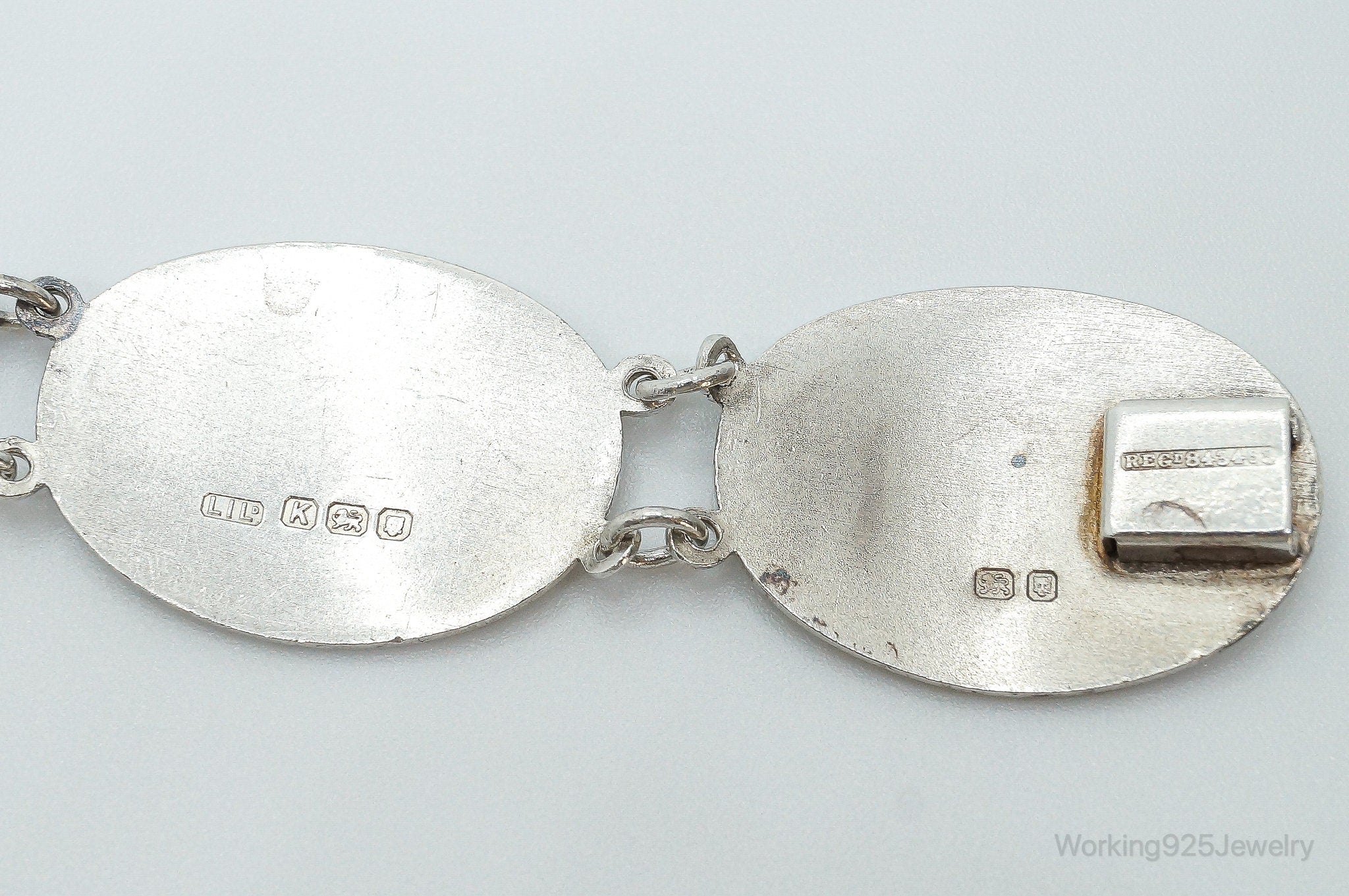 Vintage London Tourist Sterling Silver Bracelet