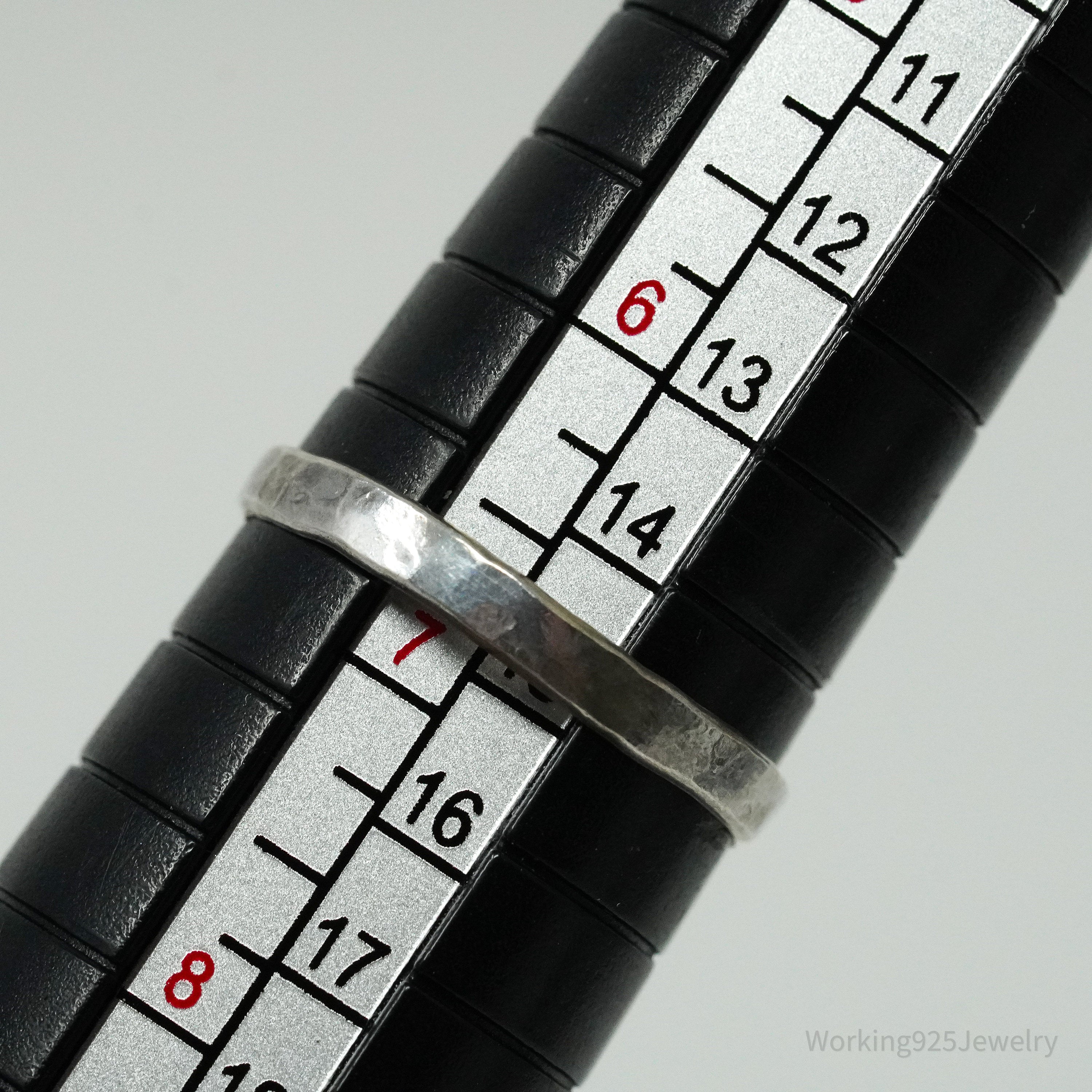 Vintage Native American Turquoise Inlay Turtle Handmade Silver Ring - Size 6.75