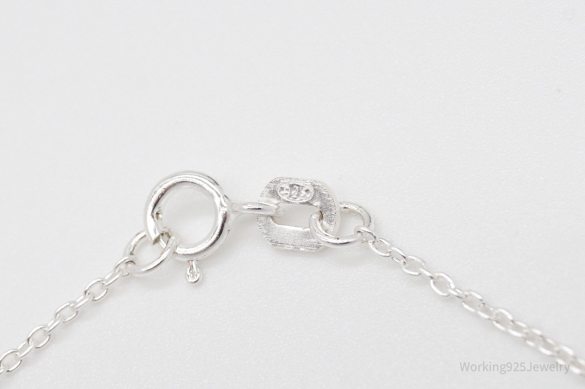 Vintage Chain Link Sterling Silver Bracelet