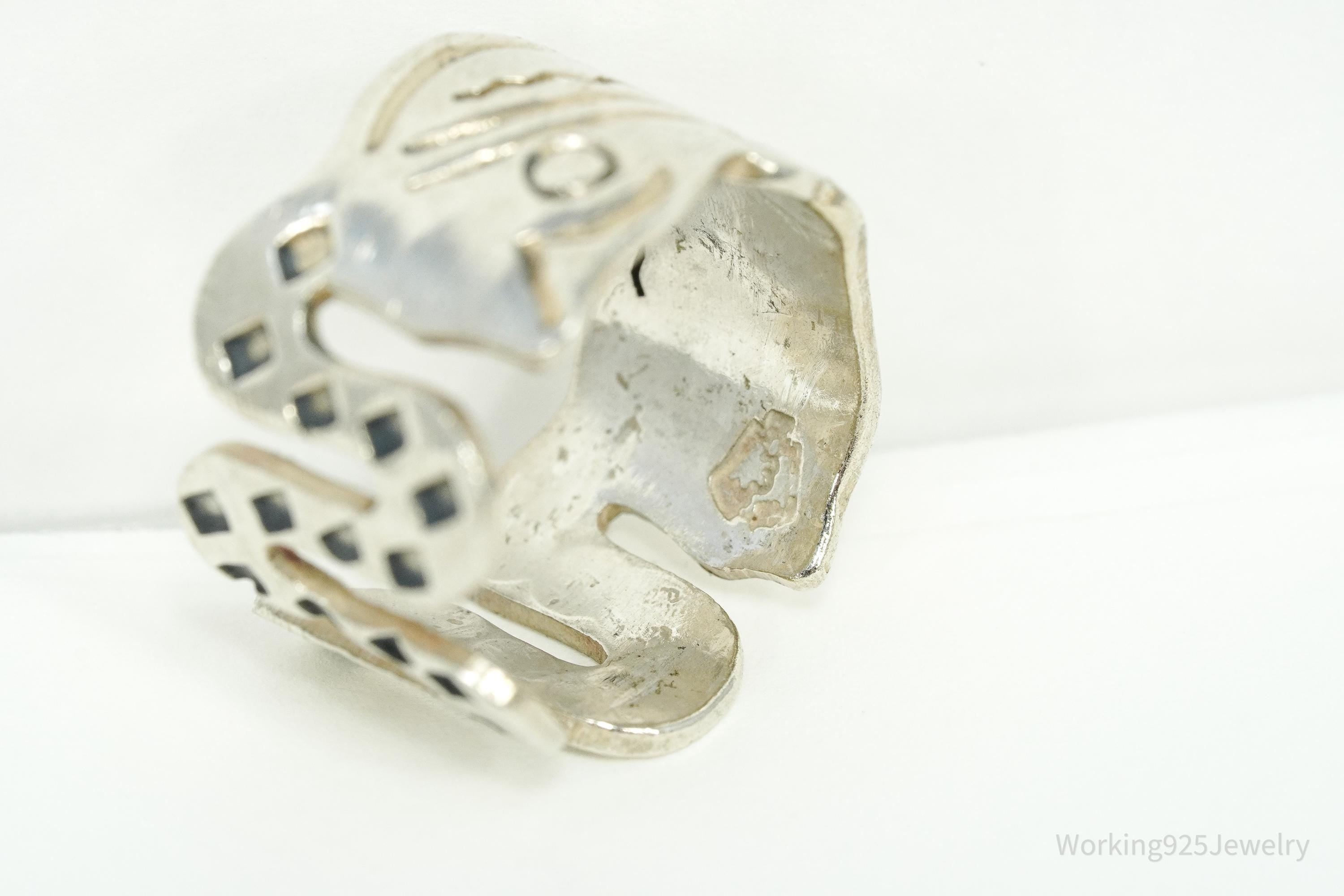 Vintage Mexican RJP Sterling Silver Ring - Size 5.5