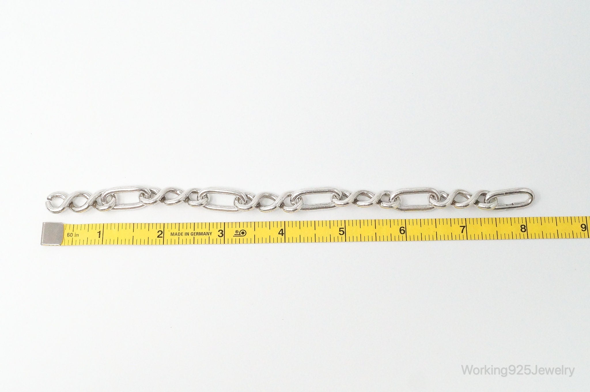 Vintage Sterling Silver Chain Link Bracelet