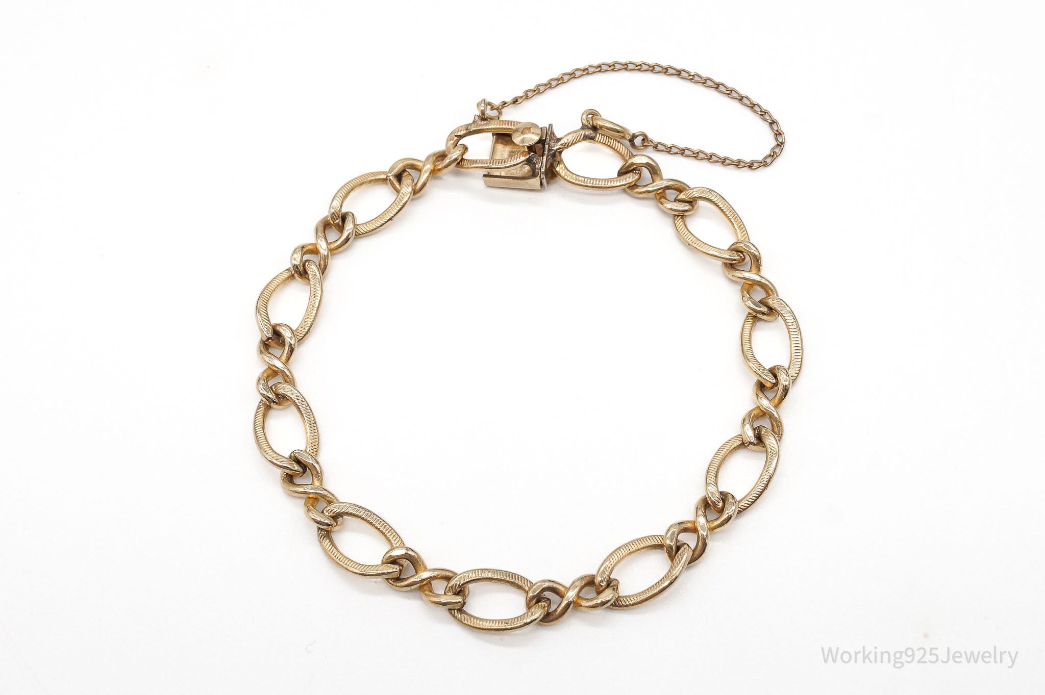 Vintage 1/20 12K Gold Filled Chain Bracelet