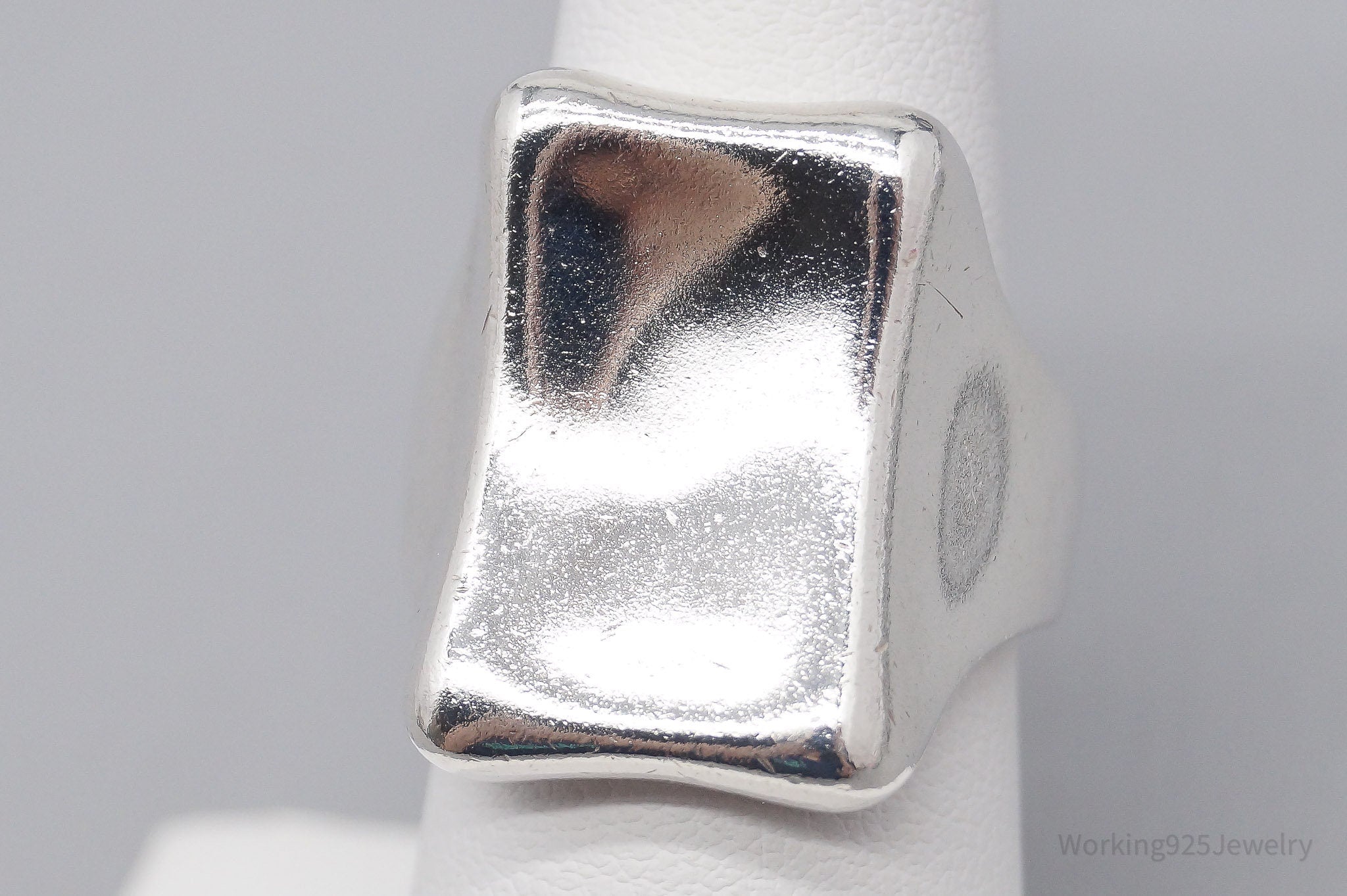 Vintage Designer RLM Studio Modernist Sterling Silver Ring - Size 6.75