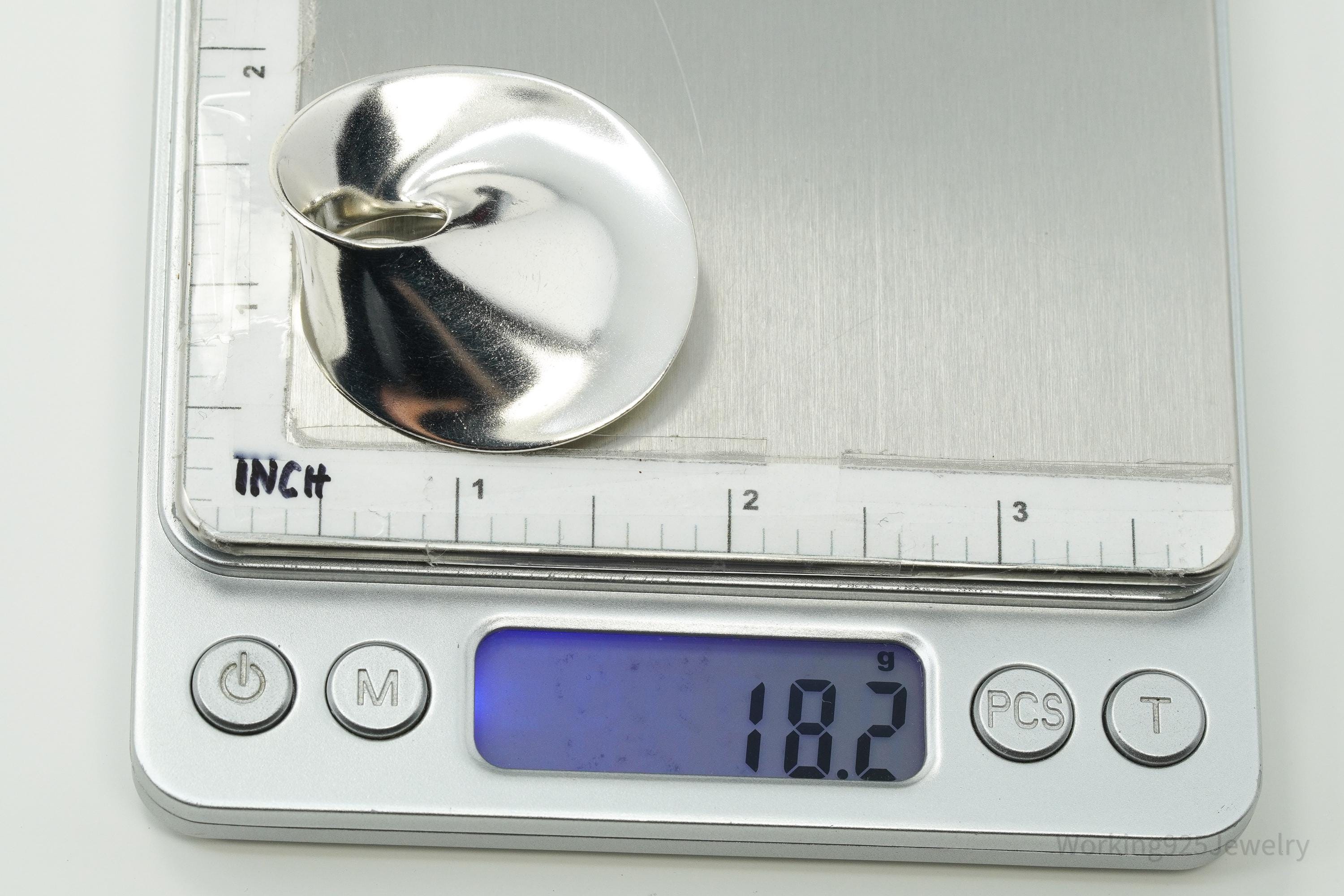 RARE Vintage Georg Jensen Vivianna Torun MOBIUS Sterling Silver Brooch Pin