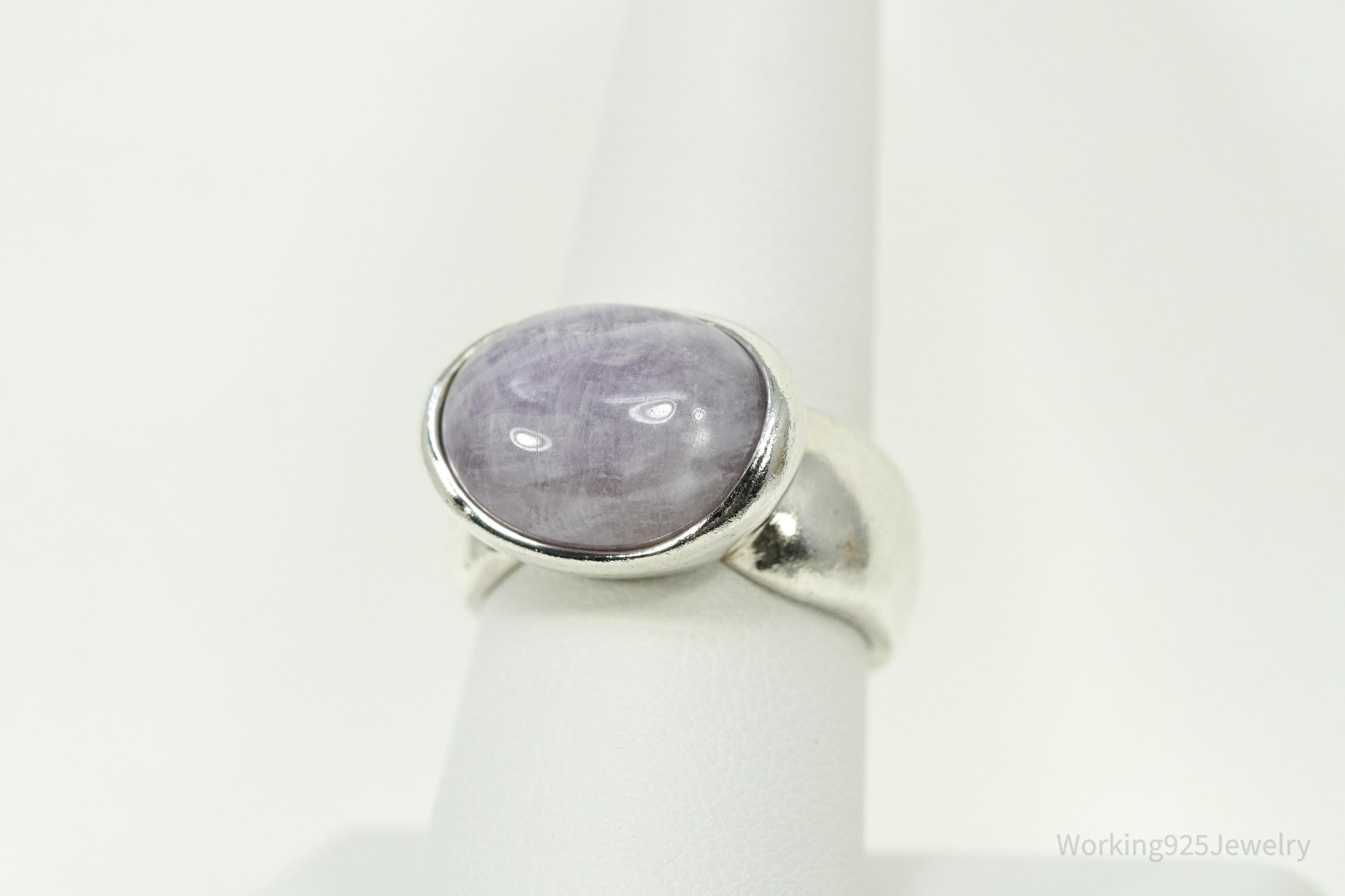 Vintage Joseph Esposito Espo Amethyst Sterling Silver Ring Size 8