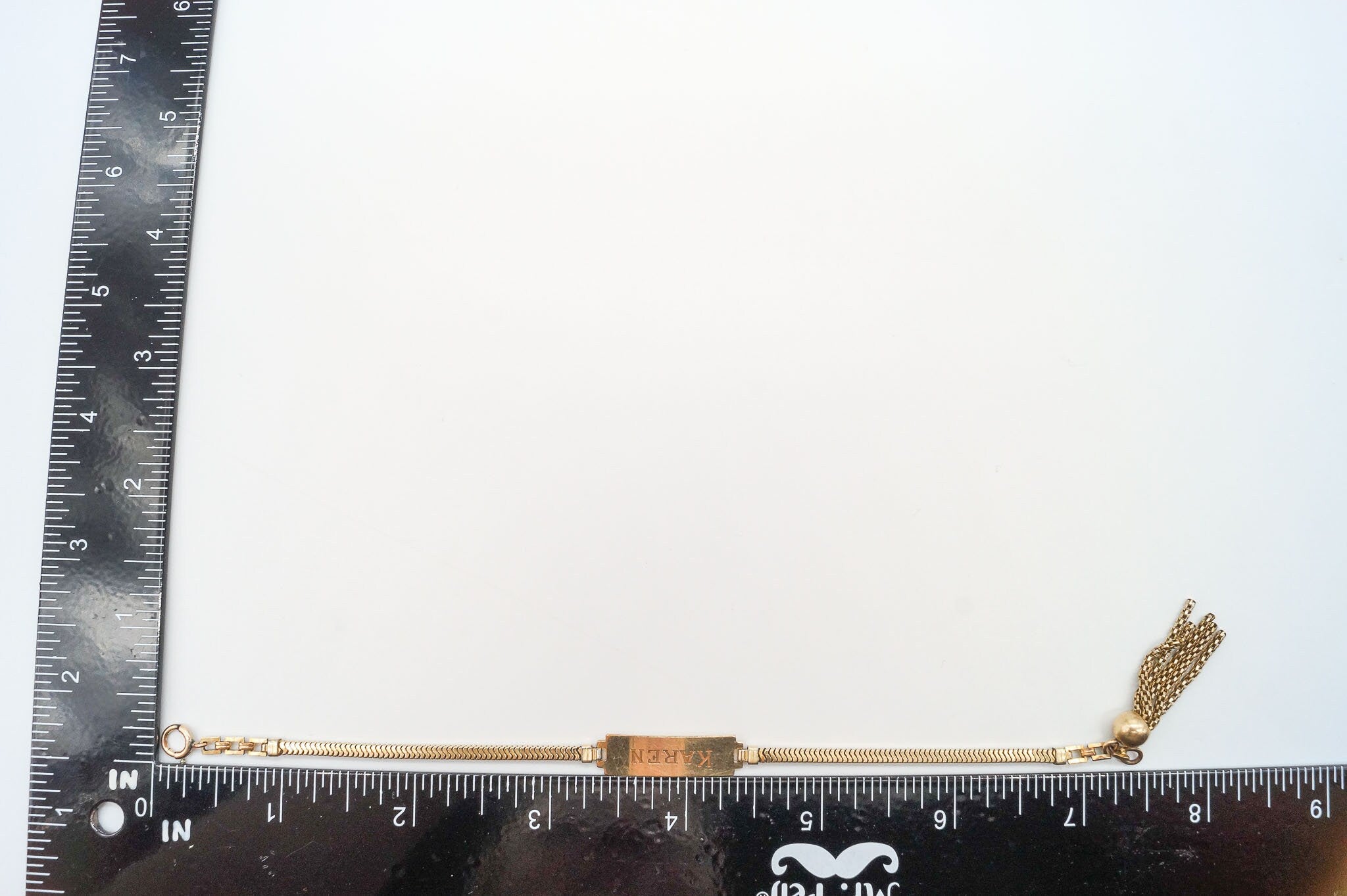 Vintage 1940s Forstner "KAREN" 1/20 12KT Gold Filled Chain Bracelet