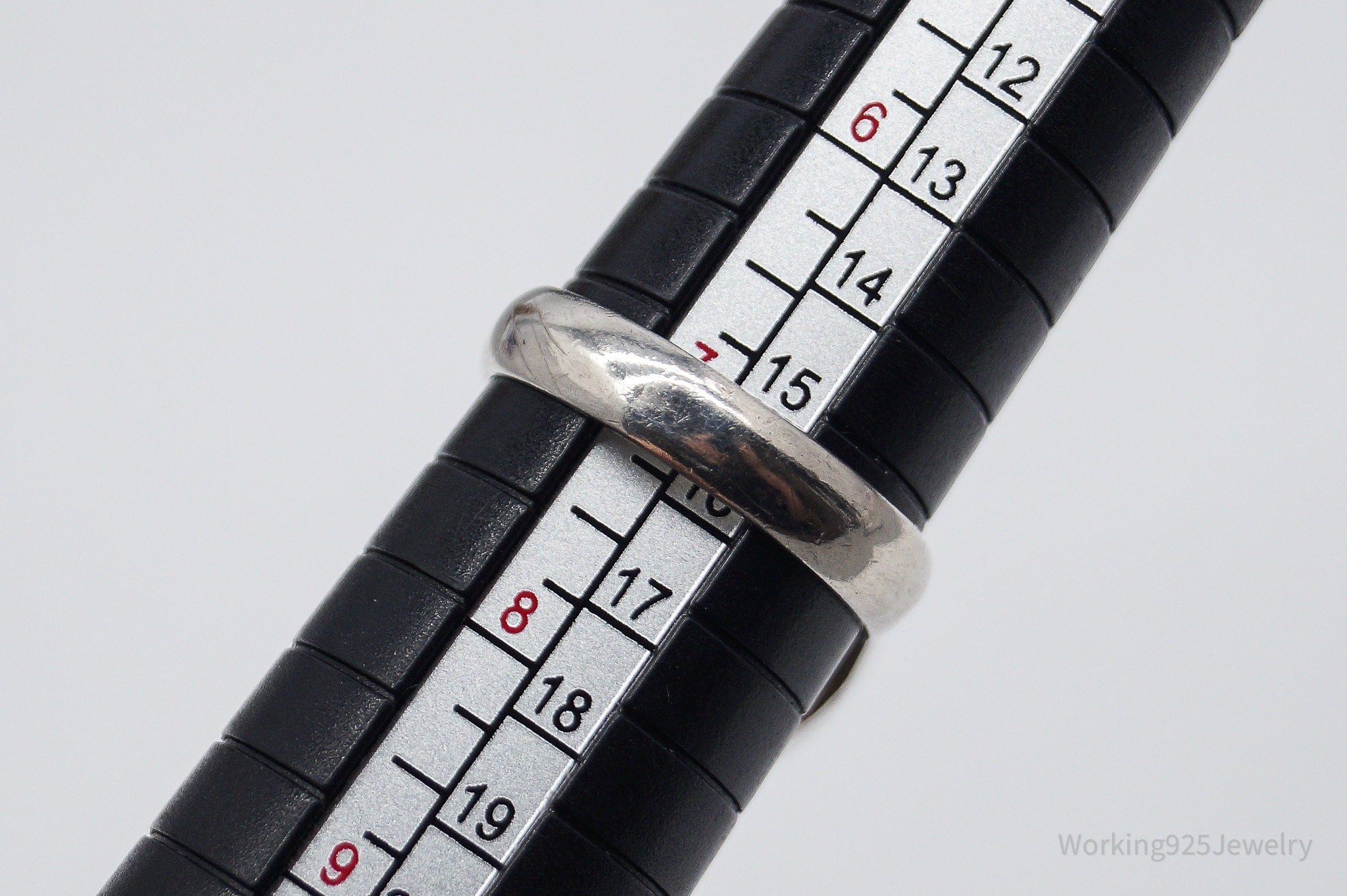 Vintage Large Moonstone Sterling Silver Ring - Size 7