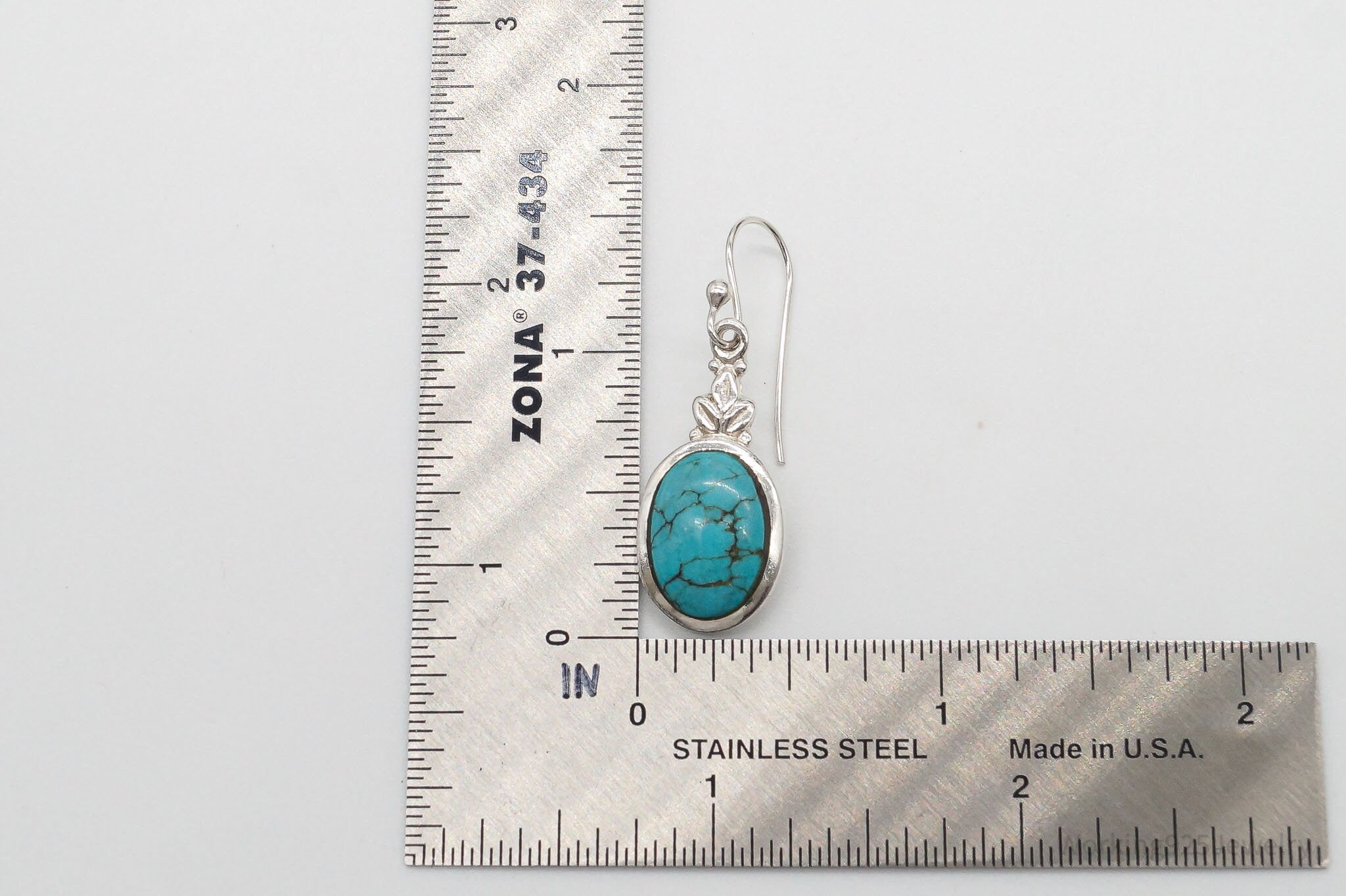 Vintage Turquoise Sterling Silver Earrings