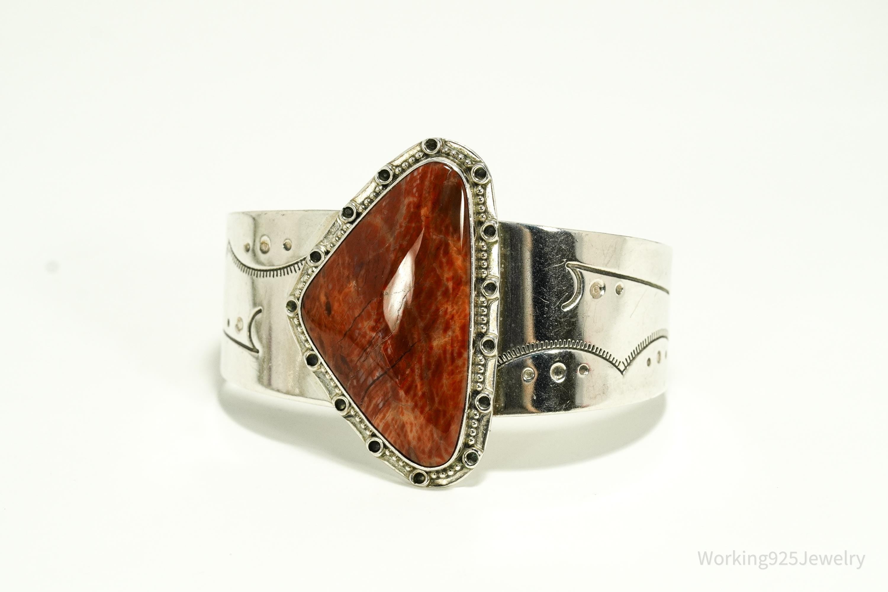 Vintage Desert Rose Trading Co Jay King Sterling Silver Cuff Bracelet 7"