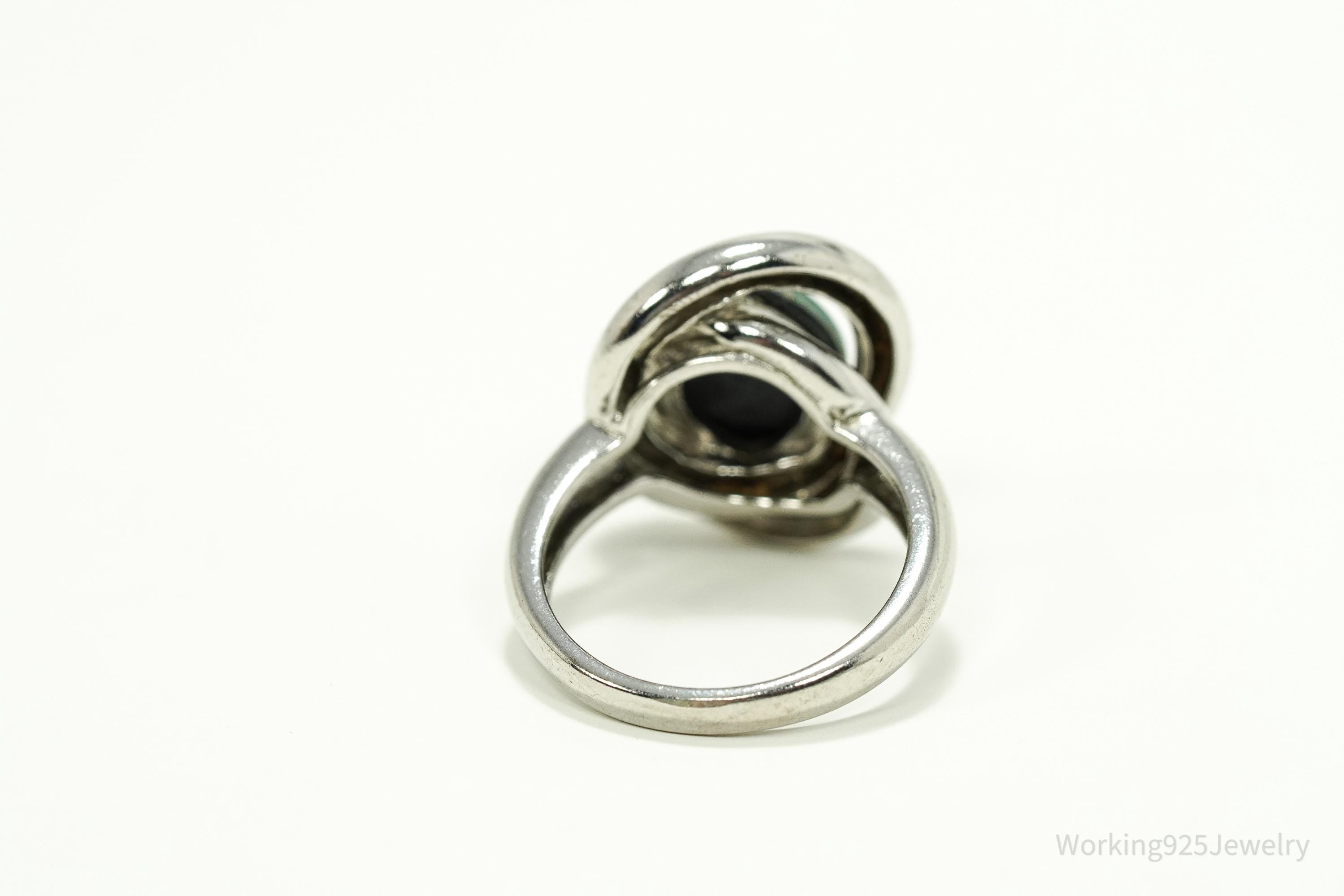 Vintage KN Opal Sterling Silver Ring - Size 7