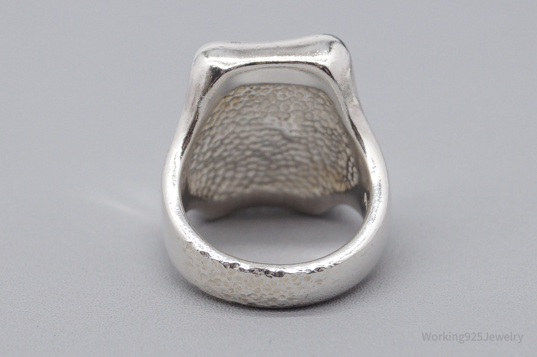 Vintage Designer RLM Studio Modernist Sterling Silver Ring - Size 6.75