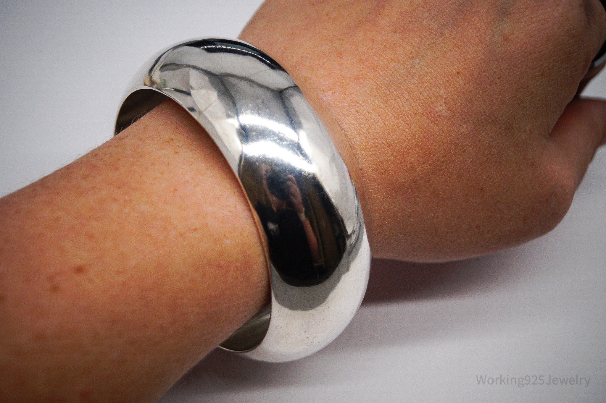 Vintage Mexico MM34 Sterling Silver Bracelet - 7.75"