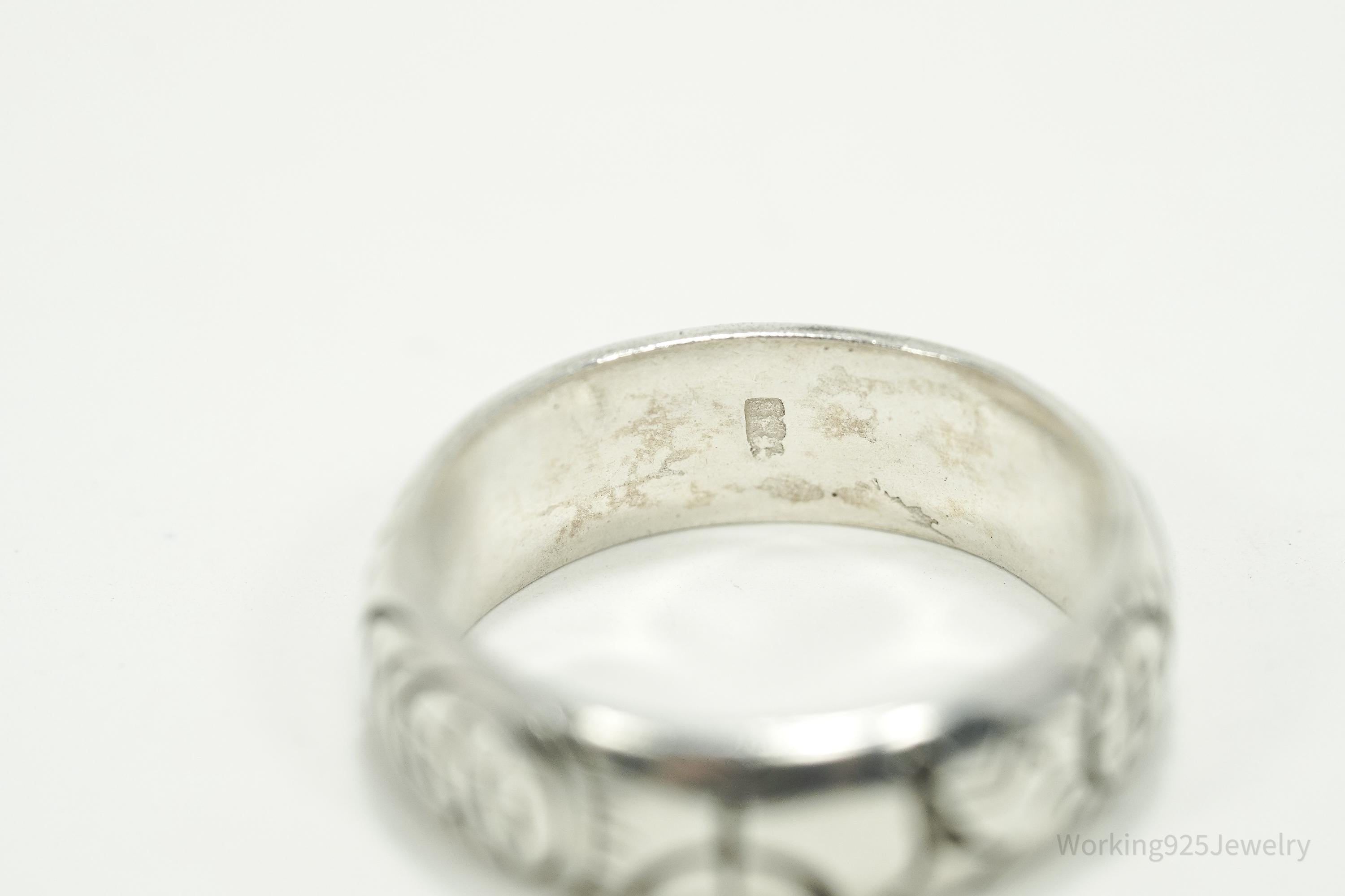 Vintage Berber Sterling Silver Ring Size 7.25