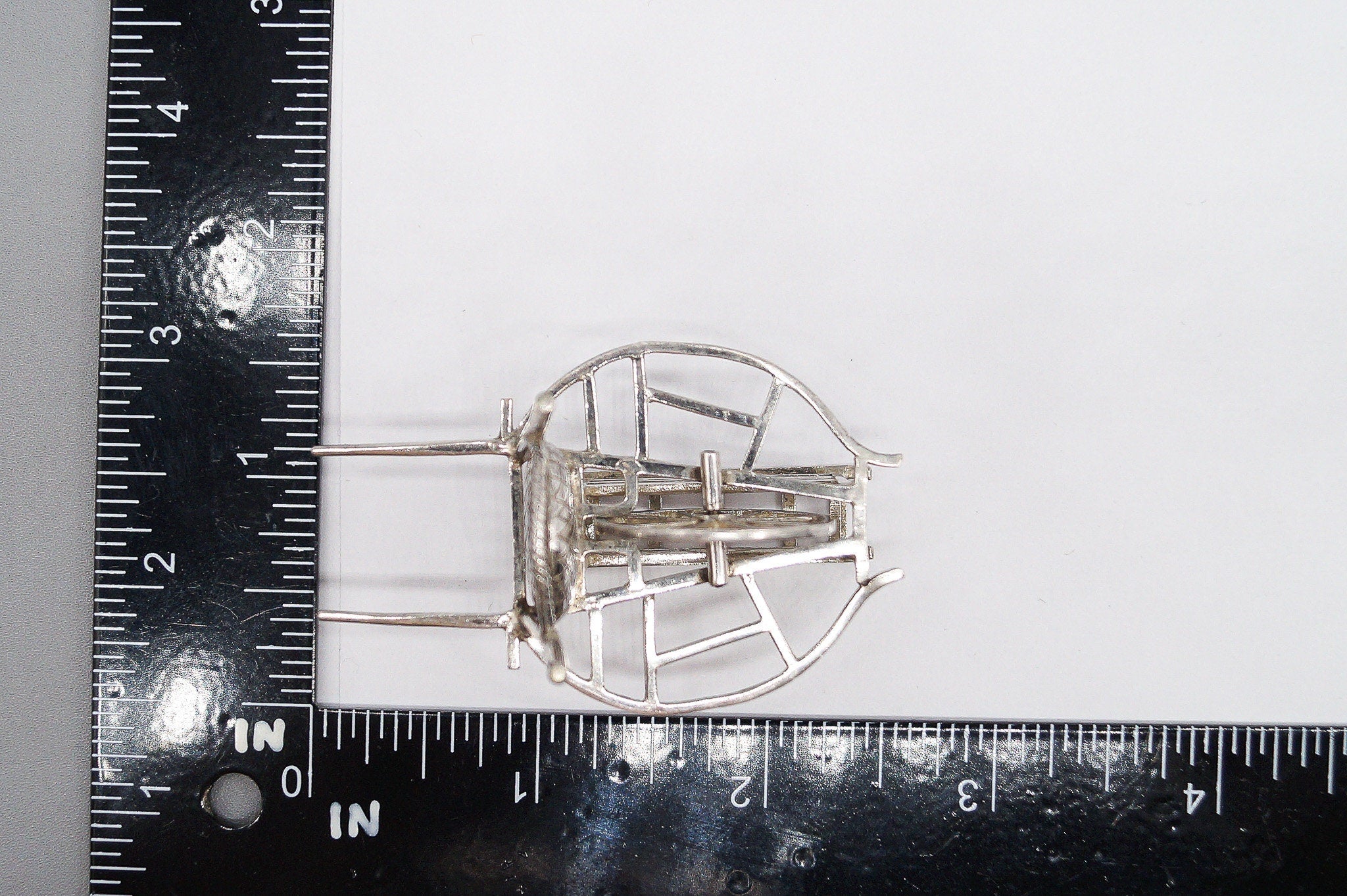 Antique Chinese Silver Condiment Cart