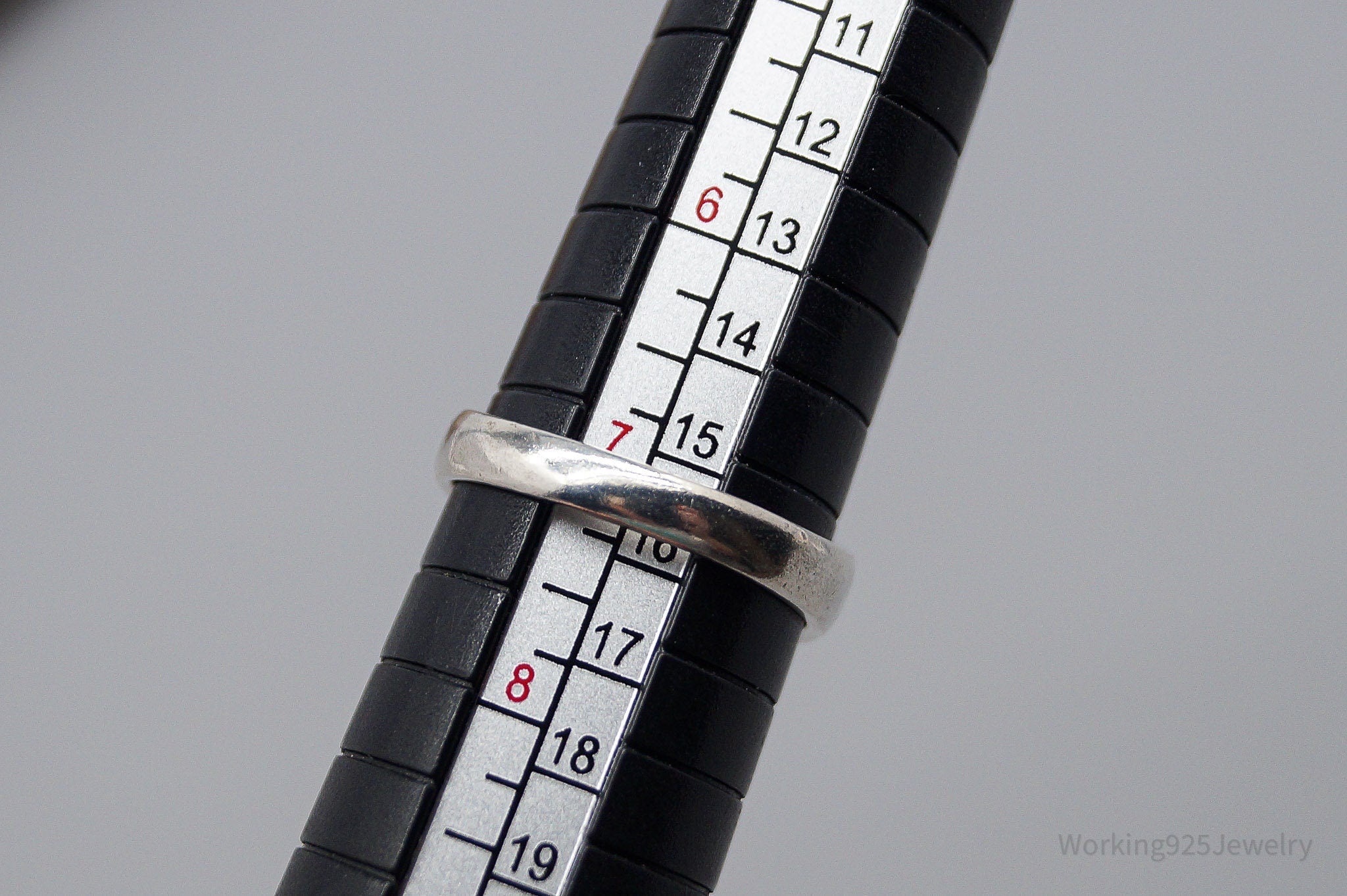 Vintage Amethyst Trinity Celtic Knot Sterling Silver Ring - Size 7