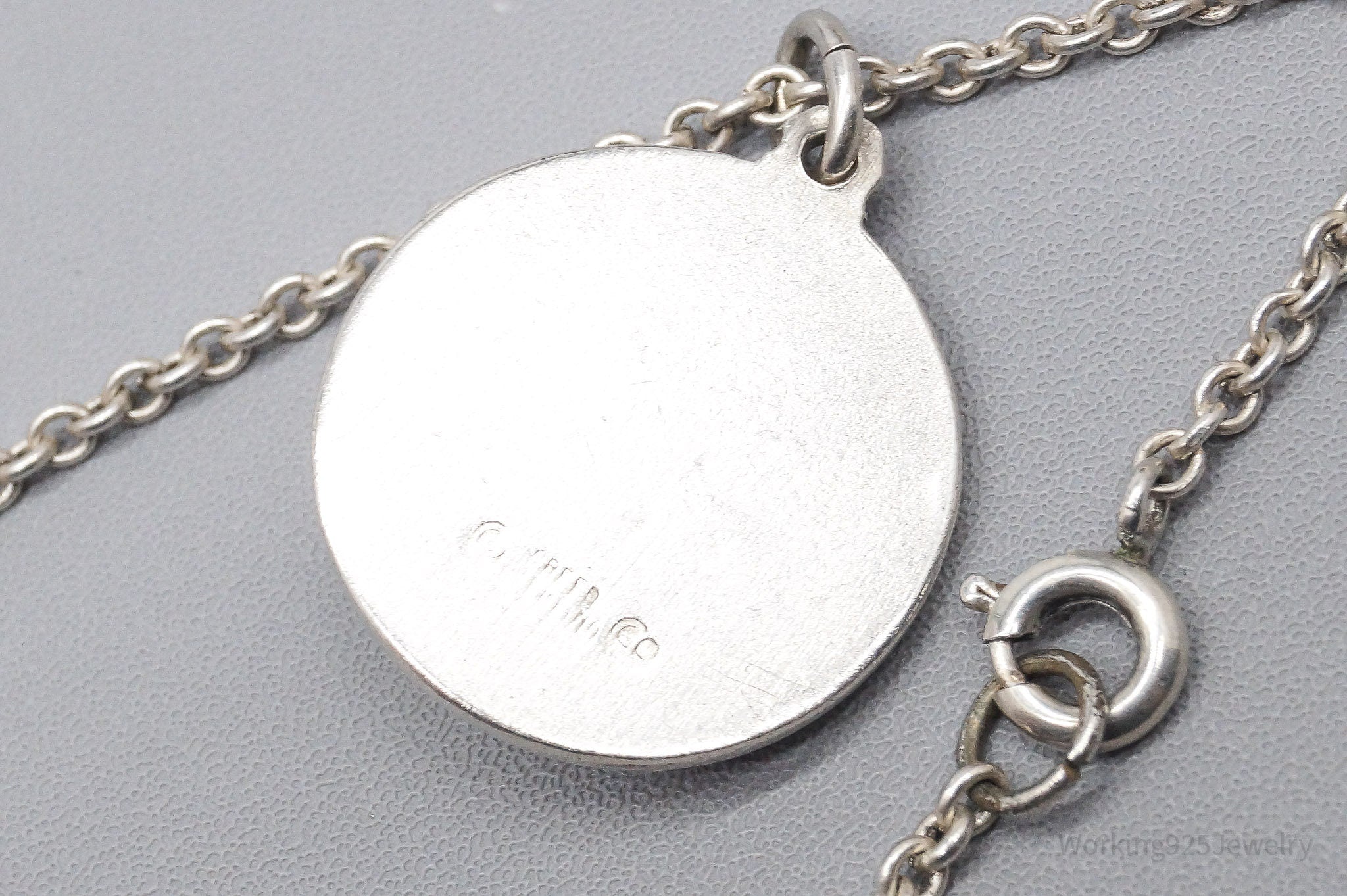 ATQ VTG Creed Saint Luke Sterling Silver Necklace - 16"