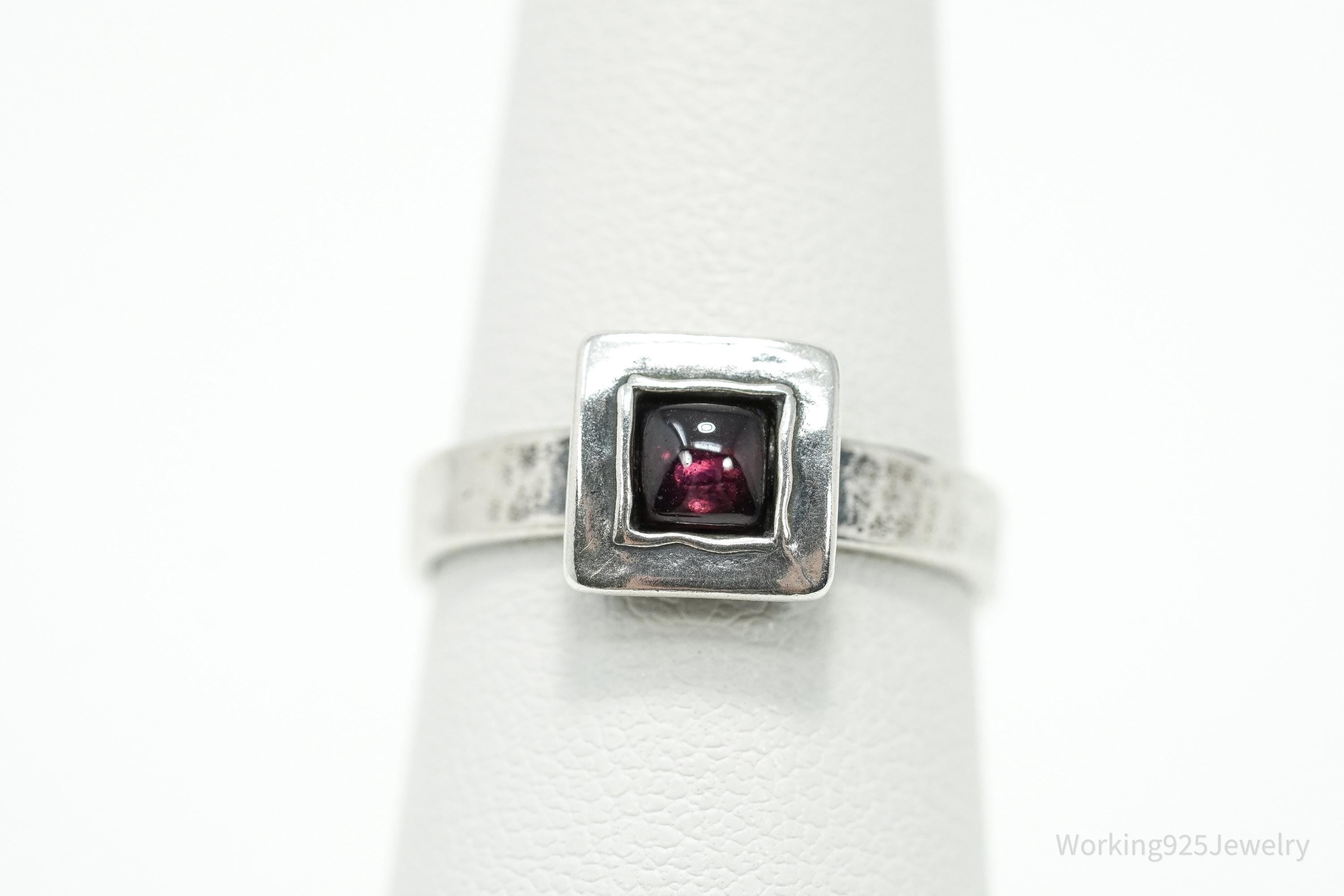 Vintage Silpada Rhodolite Garnet Sterling Silver Ring - Size 7.25