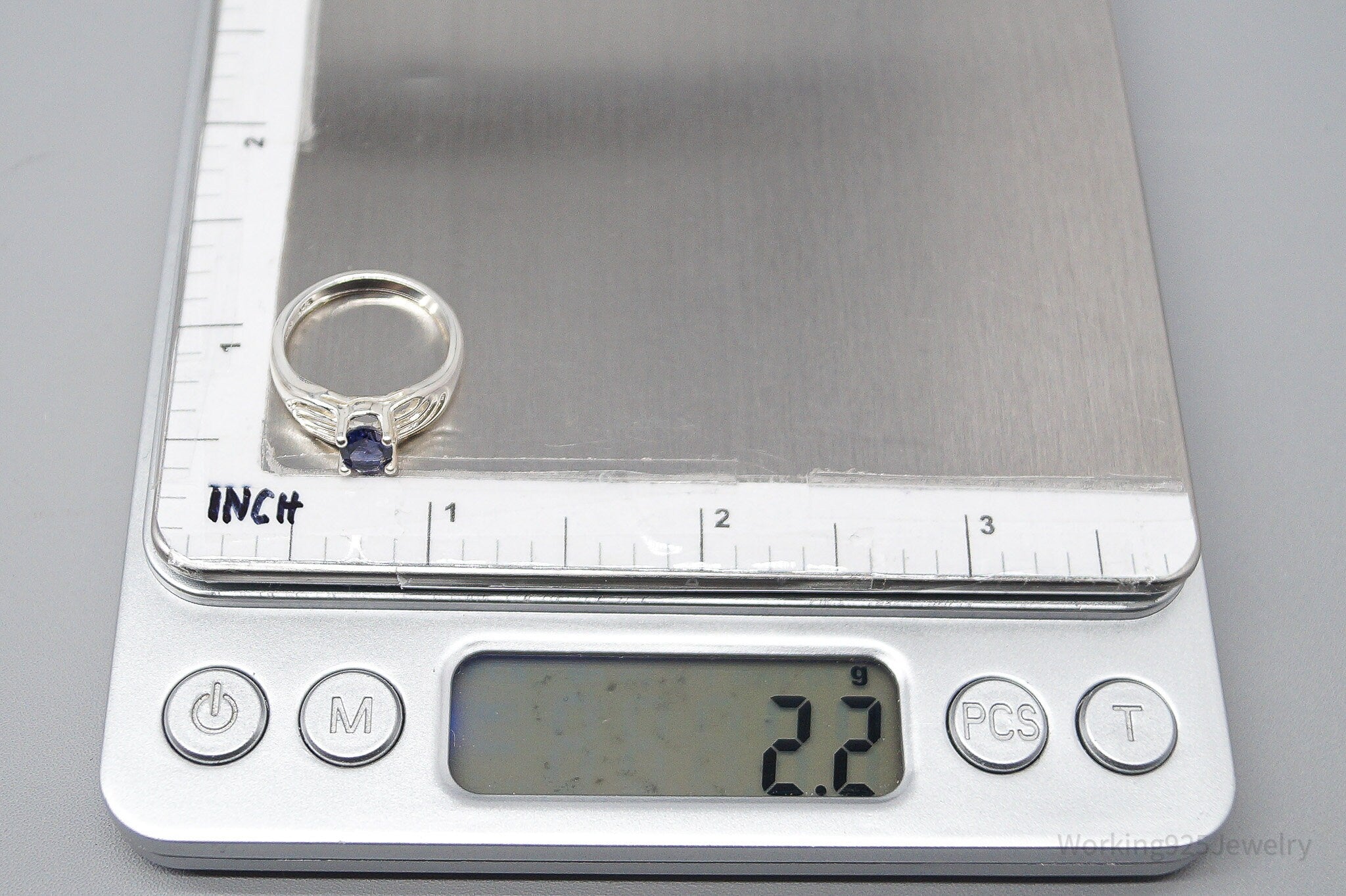 Vintage UTC Iolite Sterling Silver Ring - Size 5
