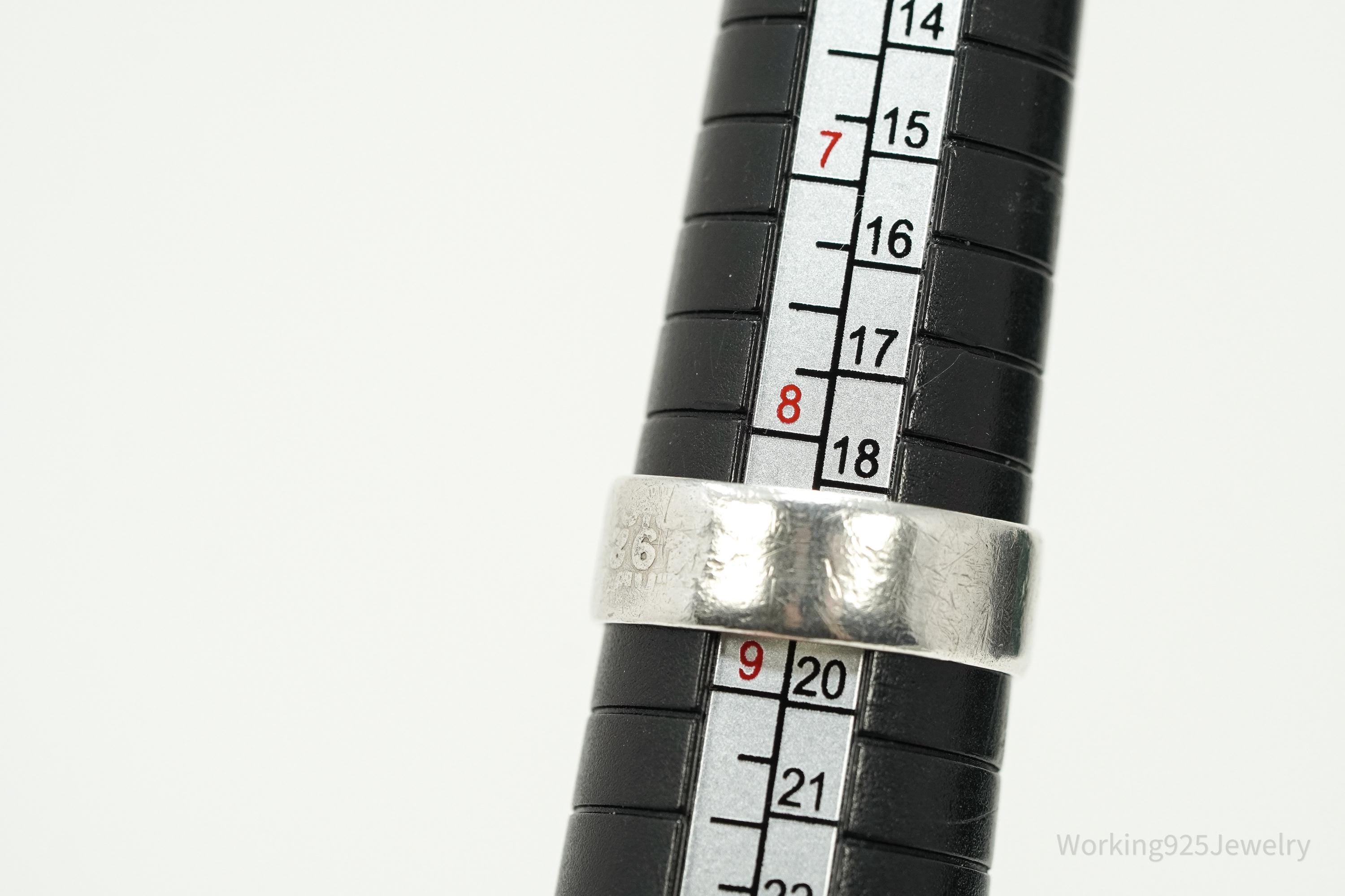 RARE Antique 1892 Gorham Sterling Silver Chicago Columbian Exposition Isabella Souvenir Ring Size 8.75