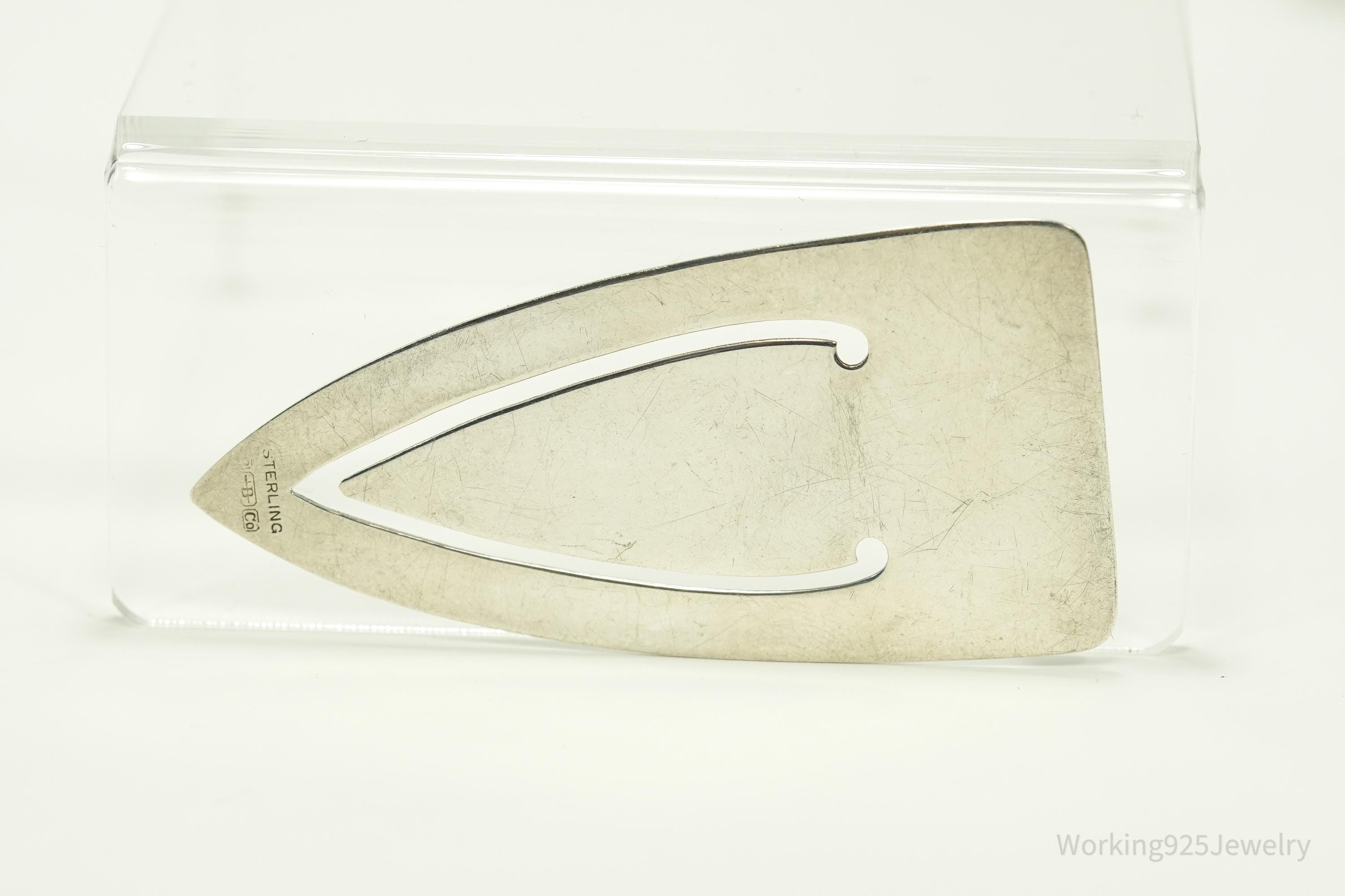 Antique R. Blackinton & Co Sterling Silver Bookmark Clip