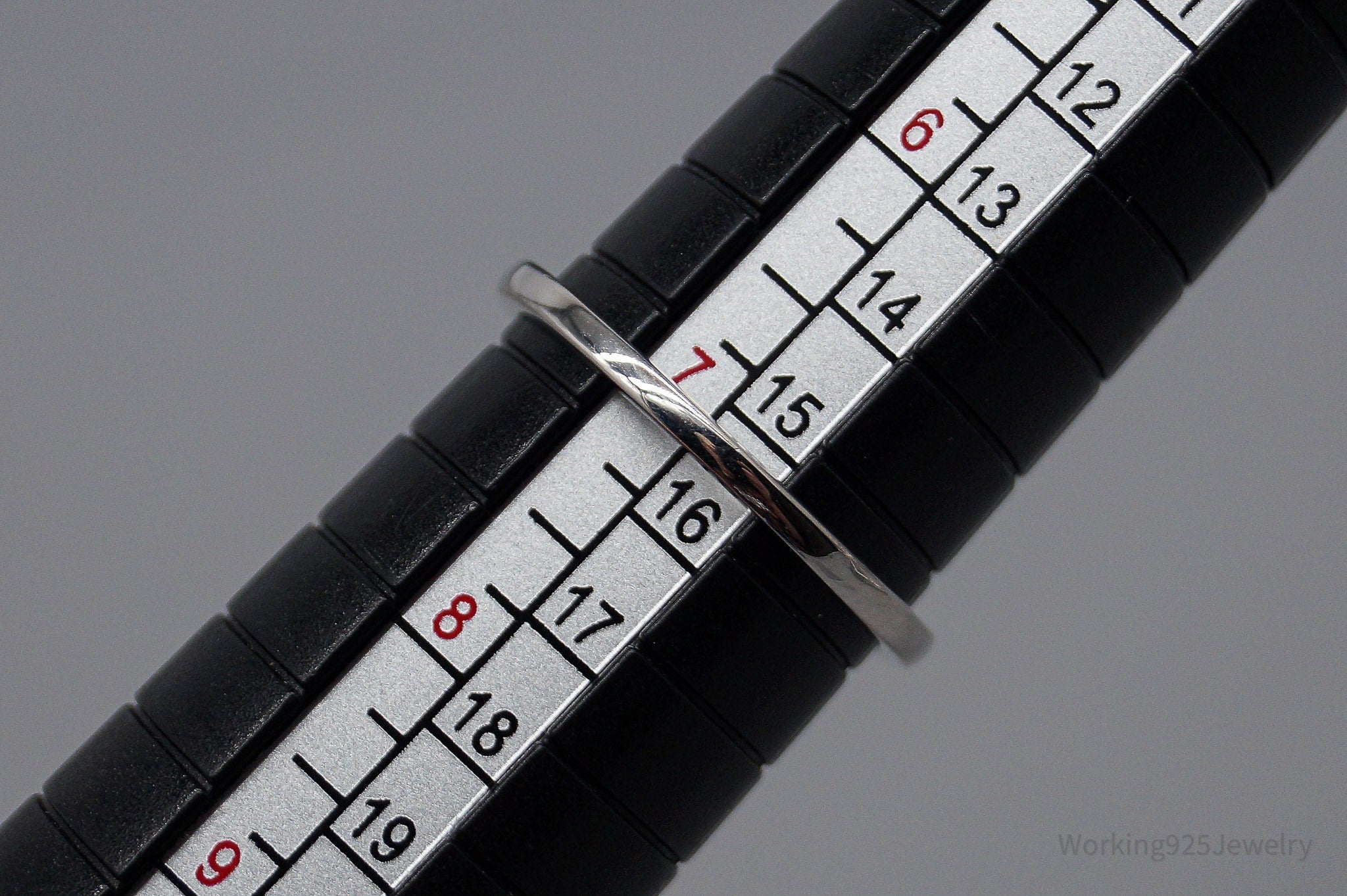 Vintage Pink Opal & Amethyst Sterling Silver Ring - Size 7