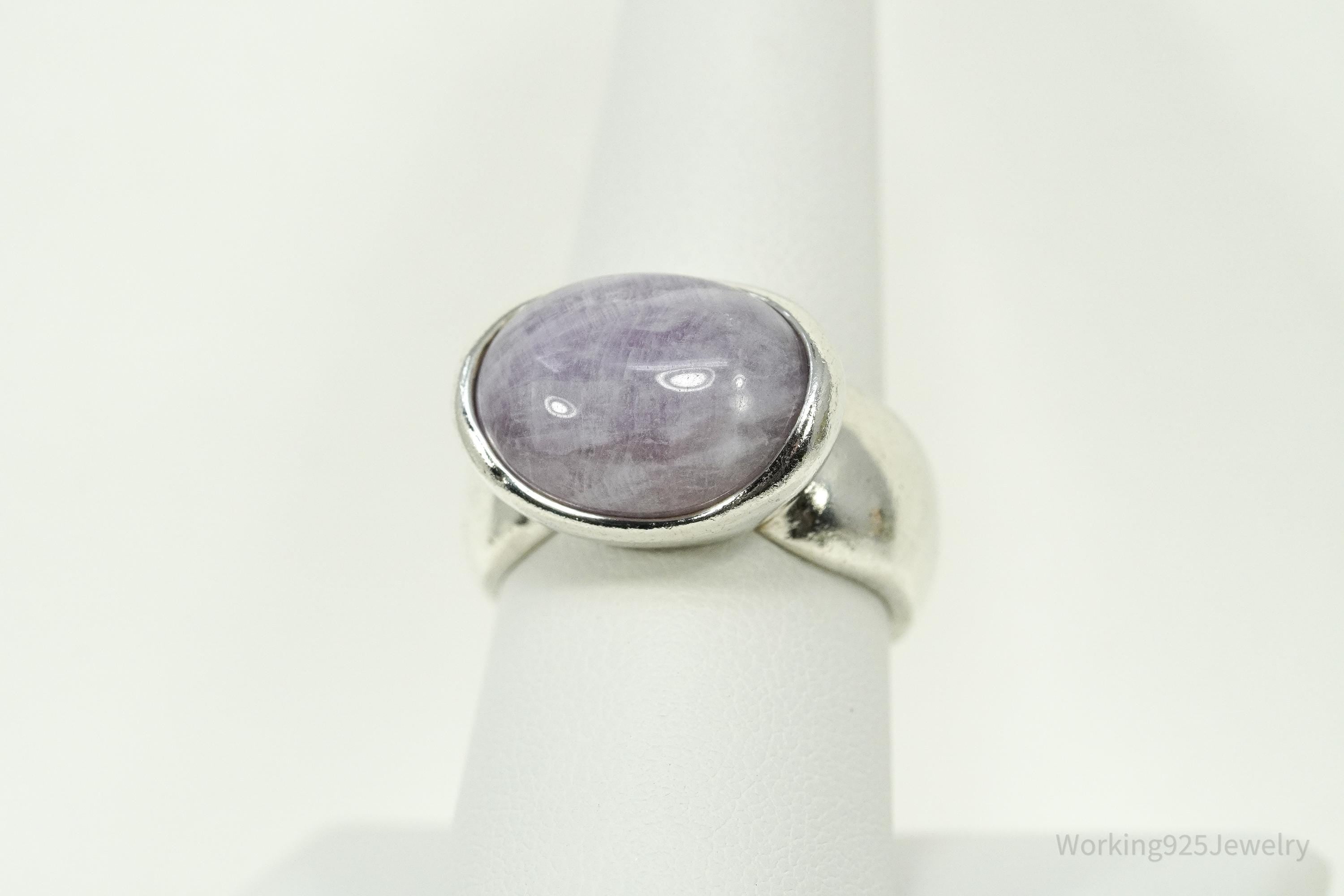 Vintage Joseph Esposito Espo Amethyst Sterling Silver Ring Size 8
