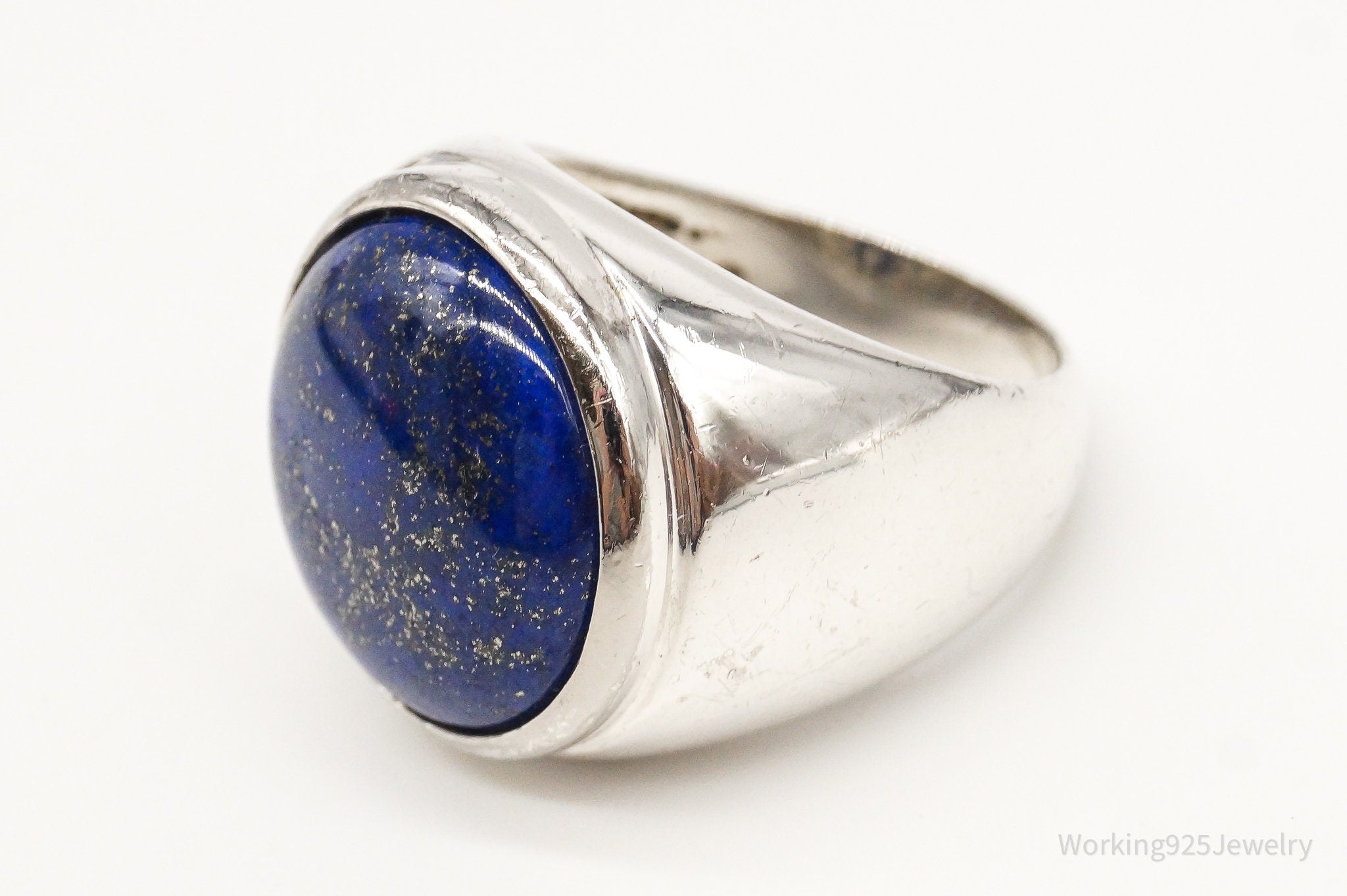 Vintage Ross Simons Lapis Lazuli Sterling Silver Ring Size 7