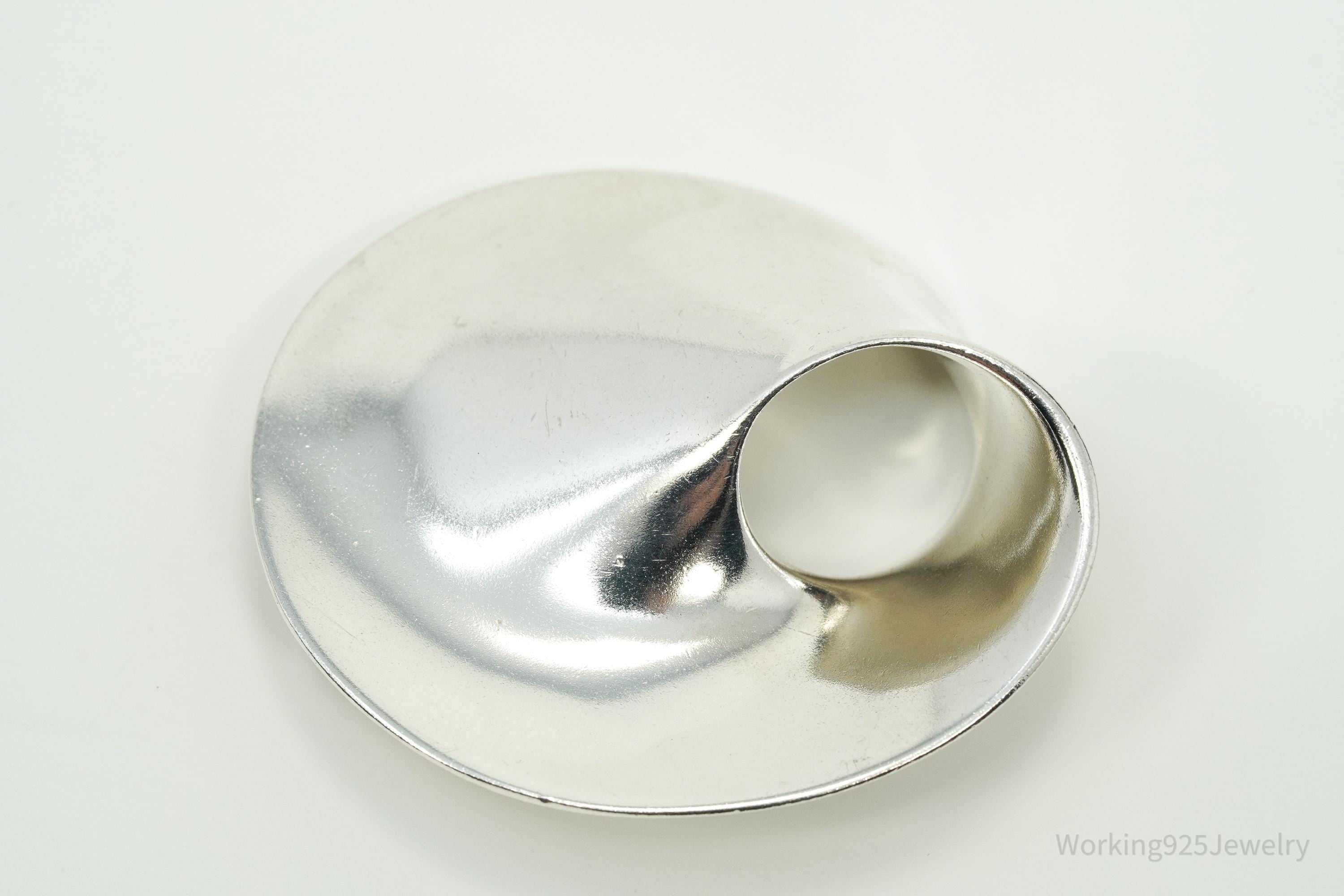 RARE Vintage Georg Jensen Vivianna Torun MOBIUS Sterling Silver Brooch Pin