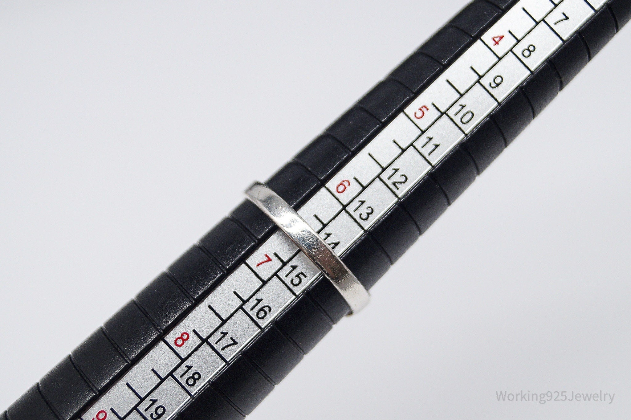 Vintage Native Bell Trading Post Turquoise Heart Sterling Silver Ring - Size 6.5