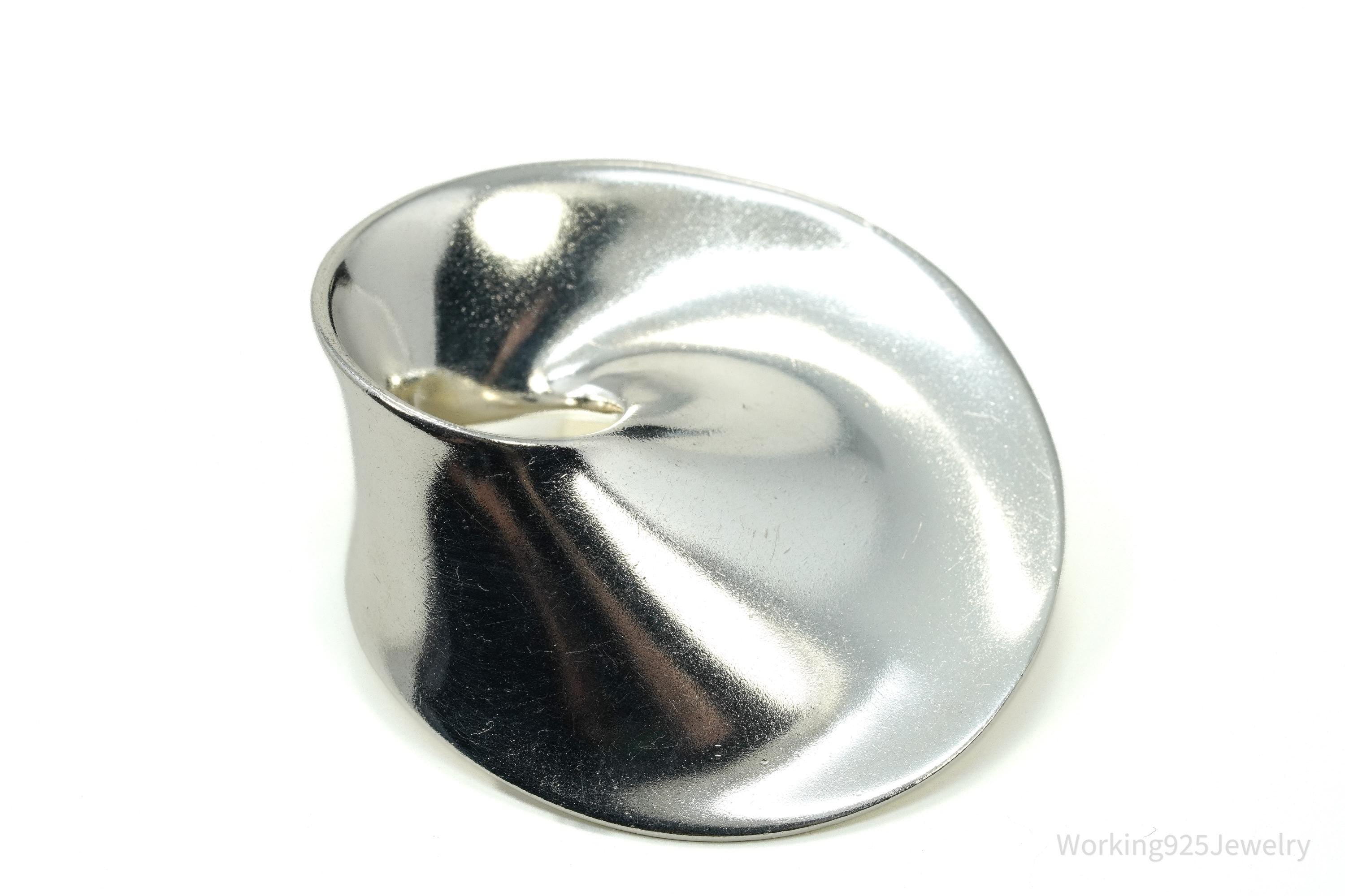 RARE Vintage Georg Jensen Vivianna Torun MOBIUS Sterling Silver Brooch Pin