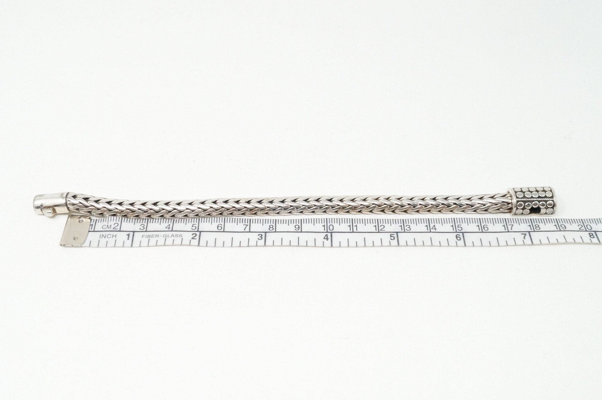 Vintage Snake Chain High Fashion Heavy Sterling Silver Bracelet