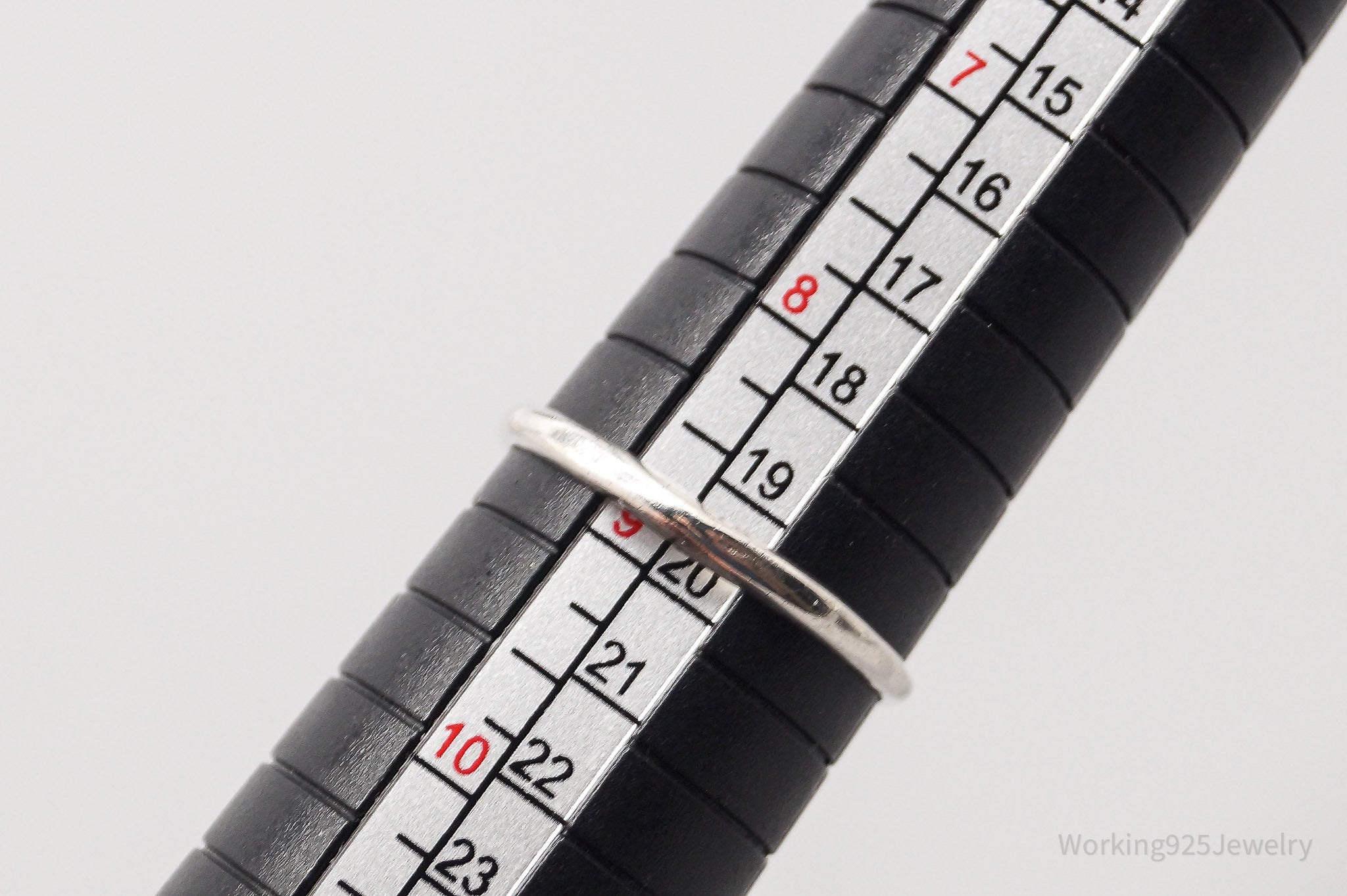 Vintage Native American Turquoise & Flowers Sterling Silver Ring - Size 8.75